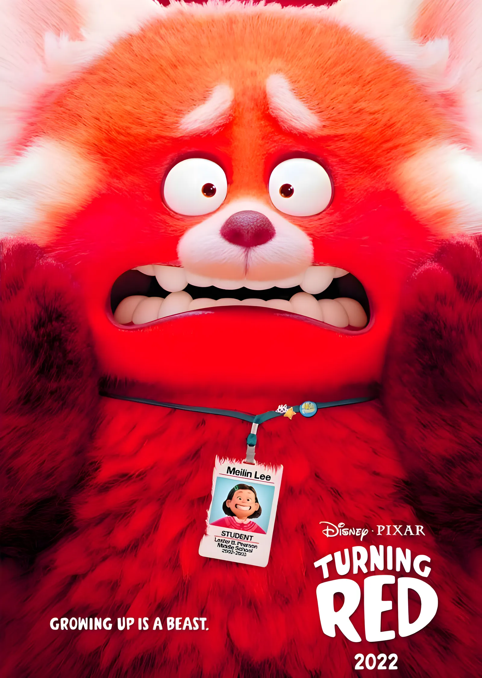 Turning Red: Kırmızı Panda metal tablo