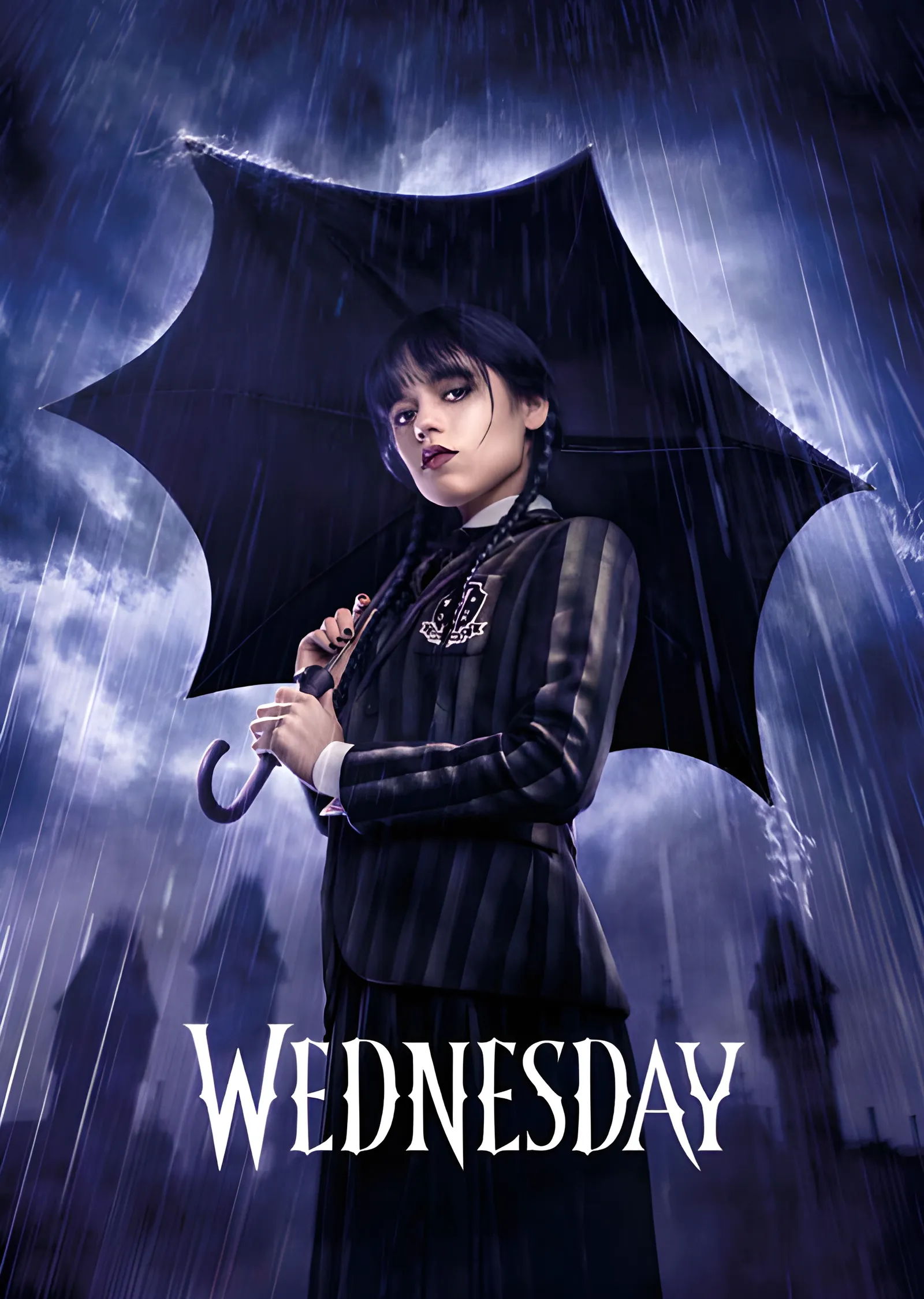 Wednesday: Şemsiye metal tablo