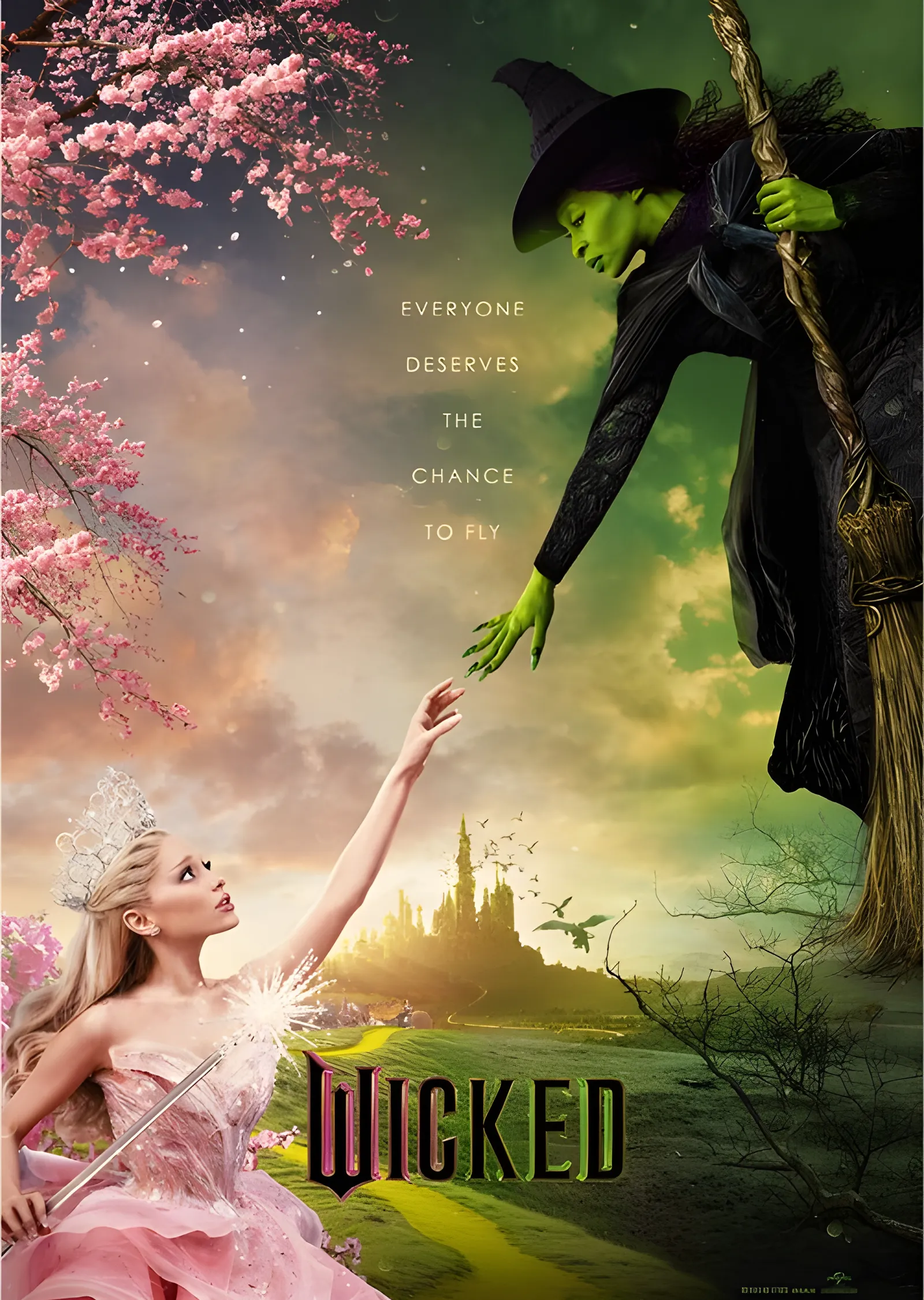 Wicked: Elphaba ve Glinda metal tablo