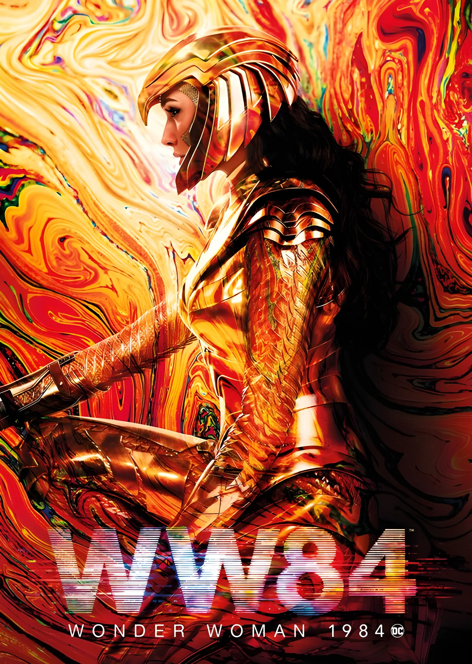 Wonder Woman 1984 metal tablo
