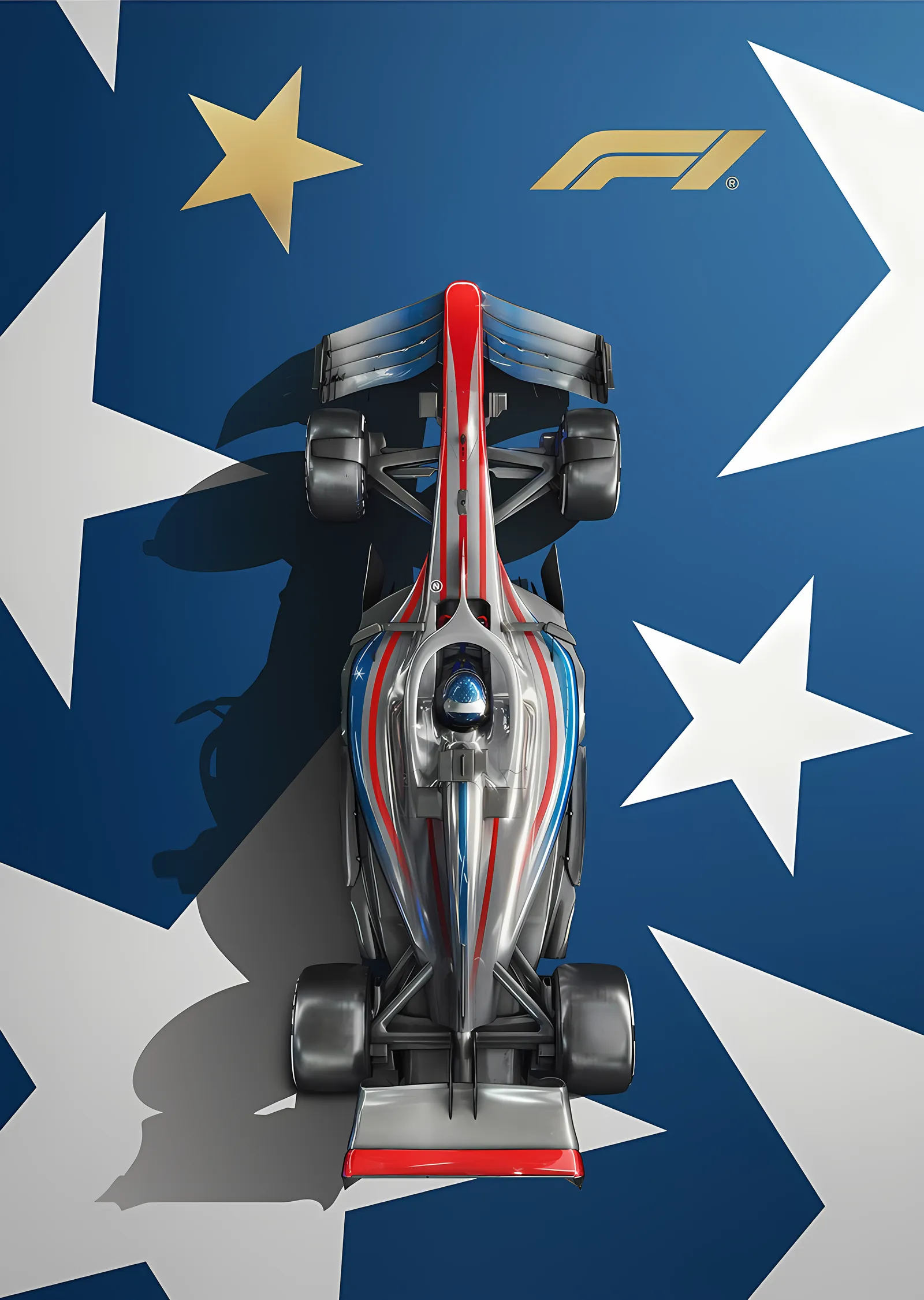 American Tribute · 2024 F1 metal tablo