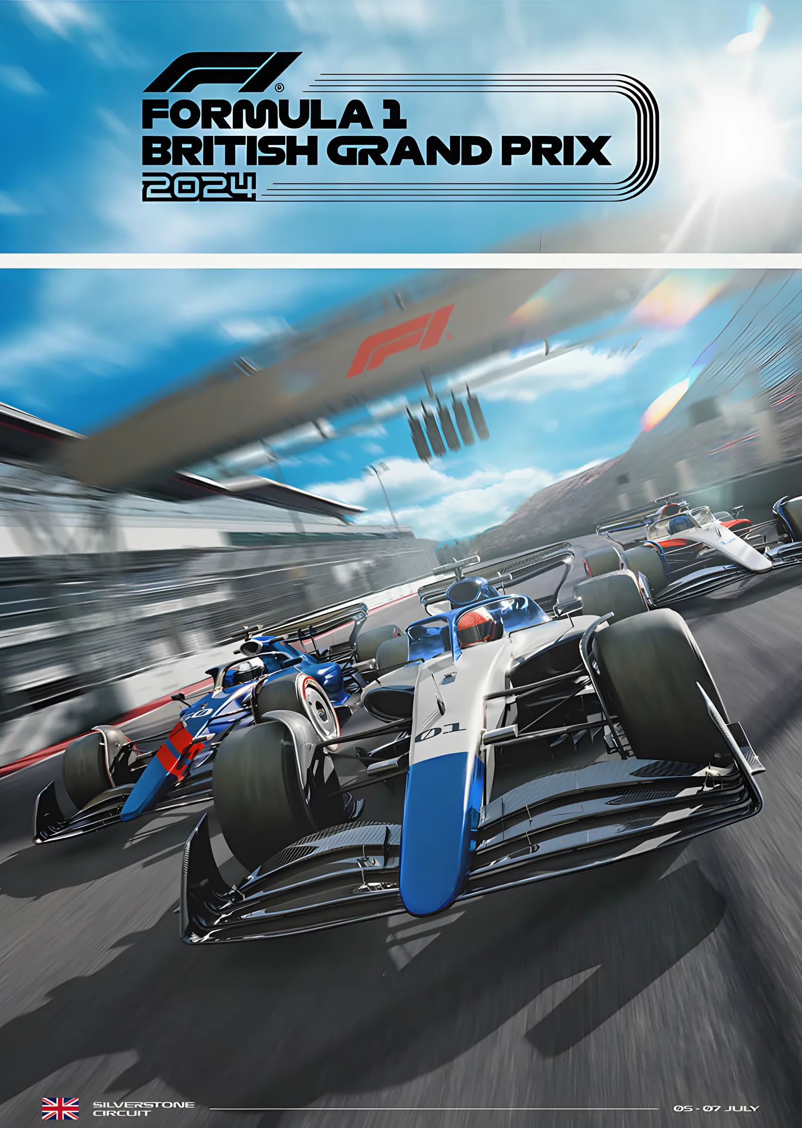 Britanya Grand Prix · 2024 F1 metal tablo