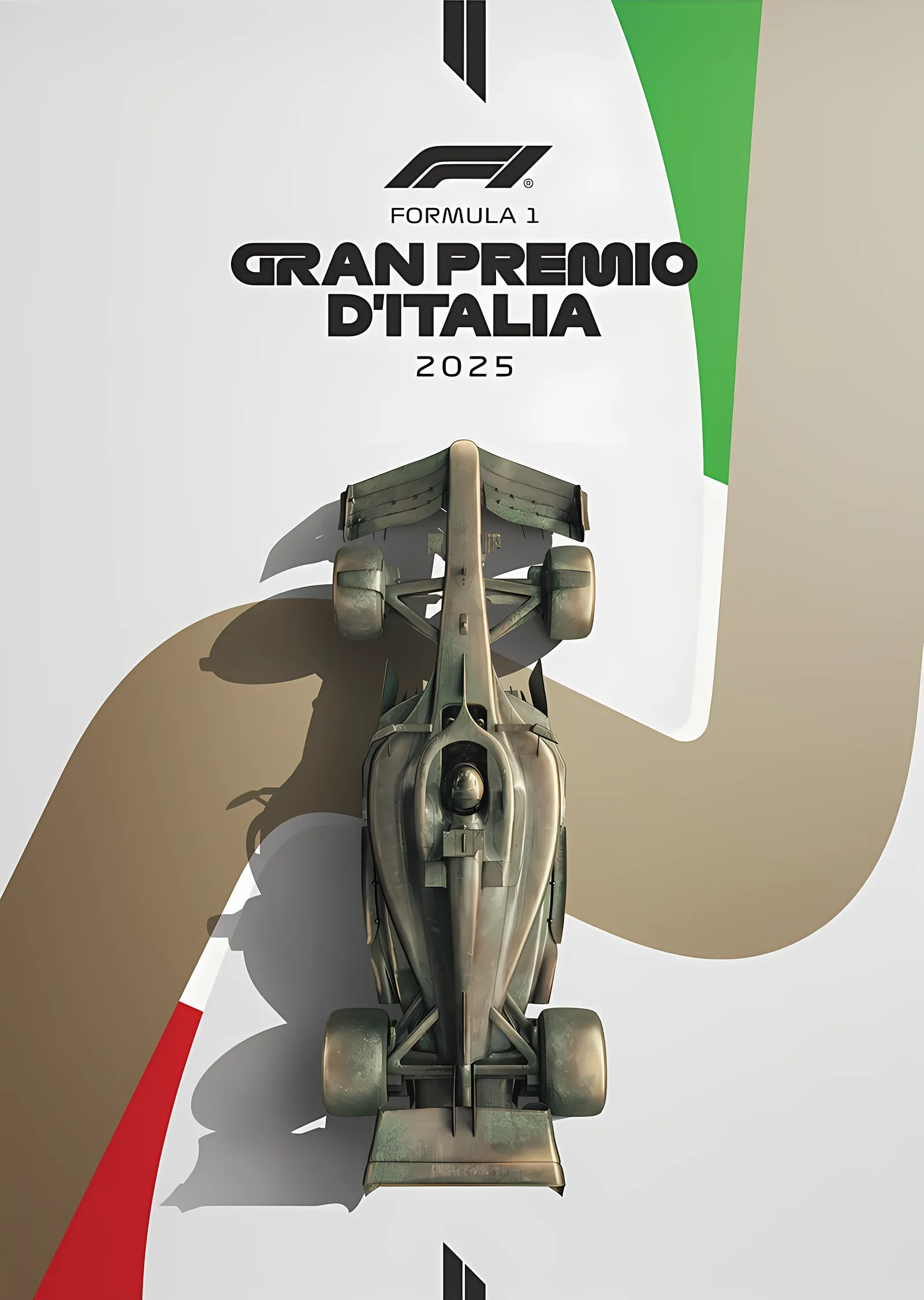 F1 Gran Premio D’italia 2025 metal tablo