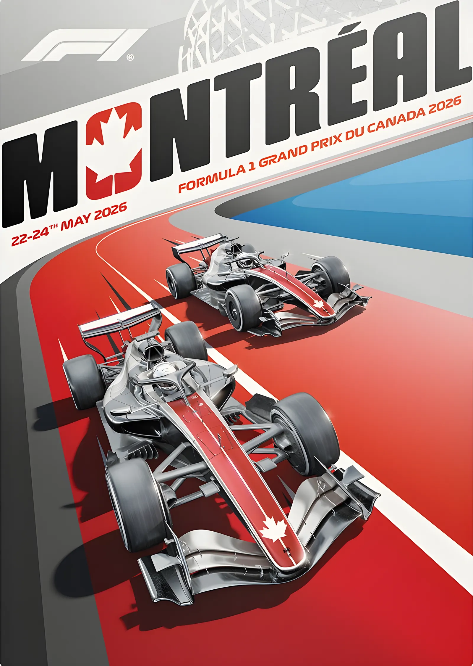 F1 Grand Prix Kanada 2026 metal tablo