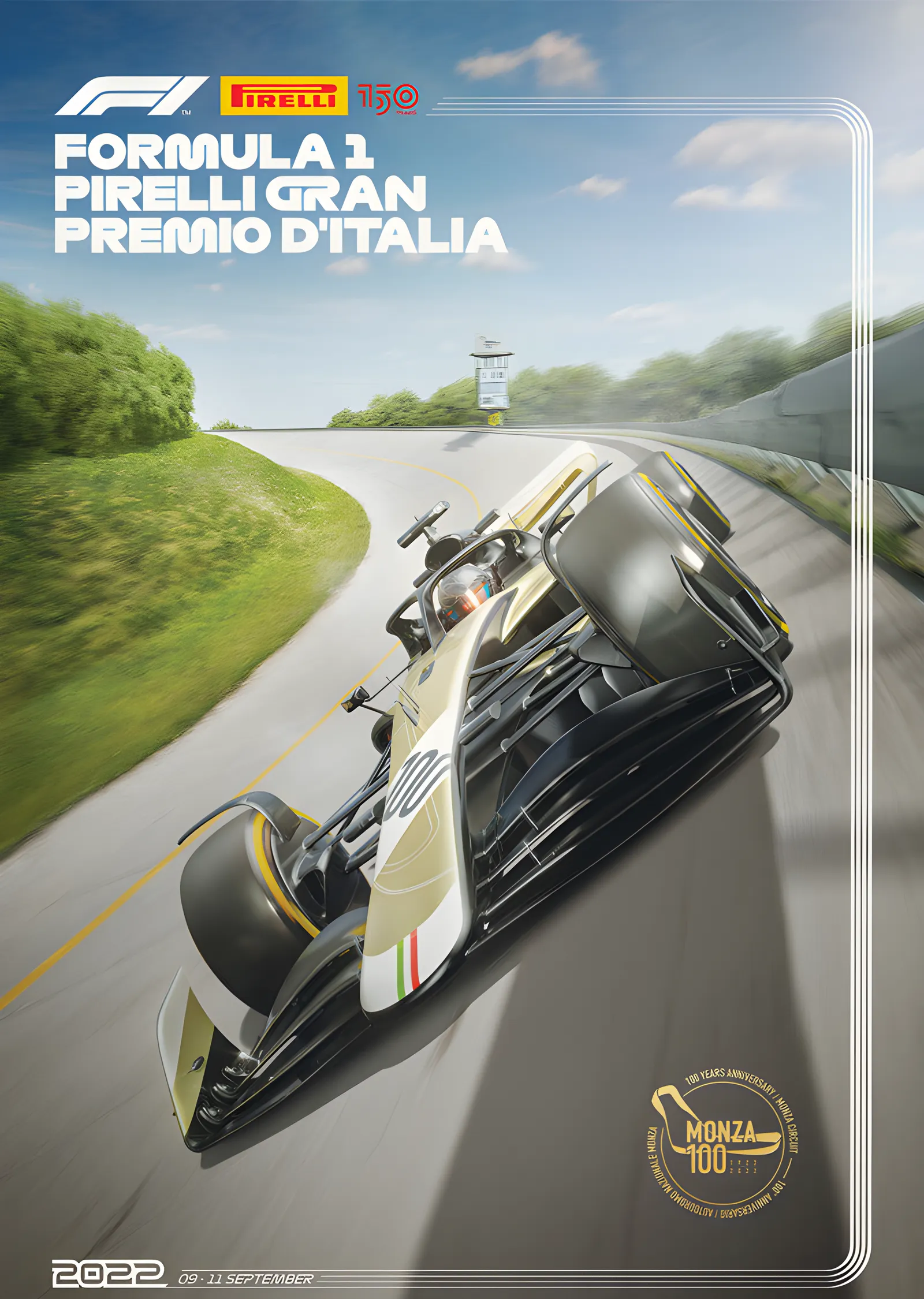 Pirelli Gran Premio d'Italia · 2022 F1 metal tablo