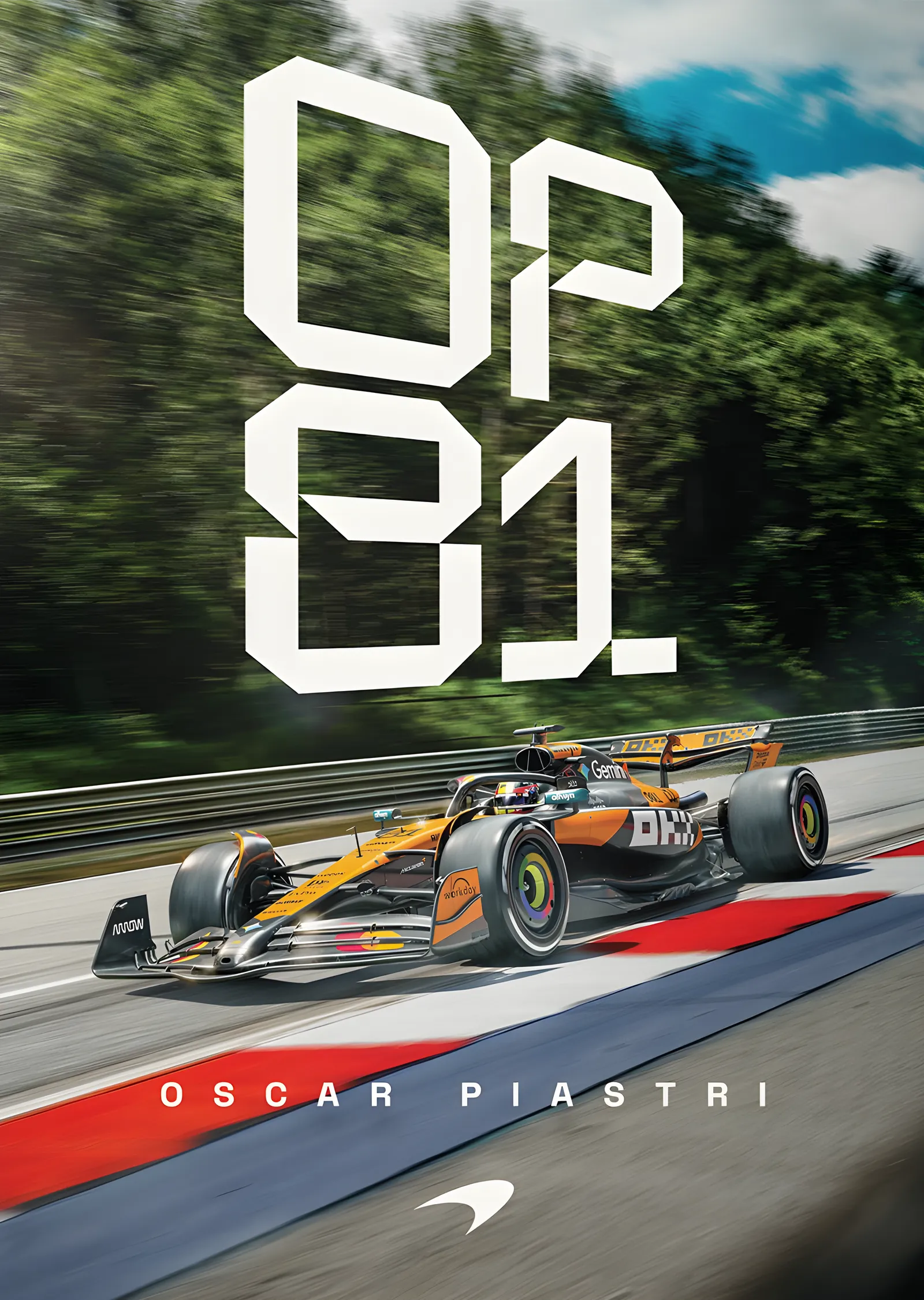 McLaren F1 · OP81'in Yükselişi metal tablo