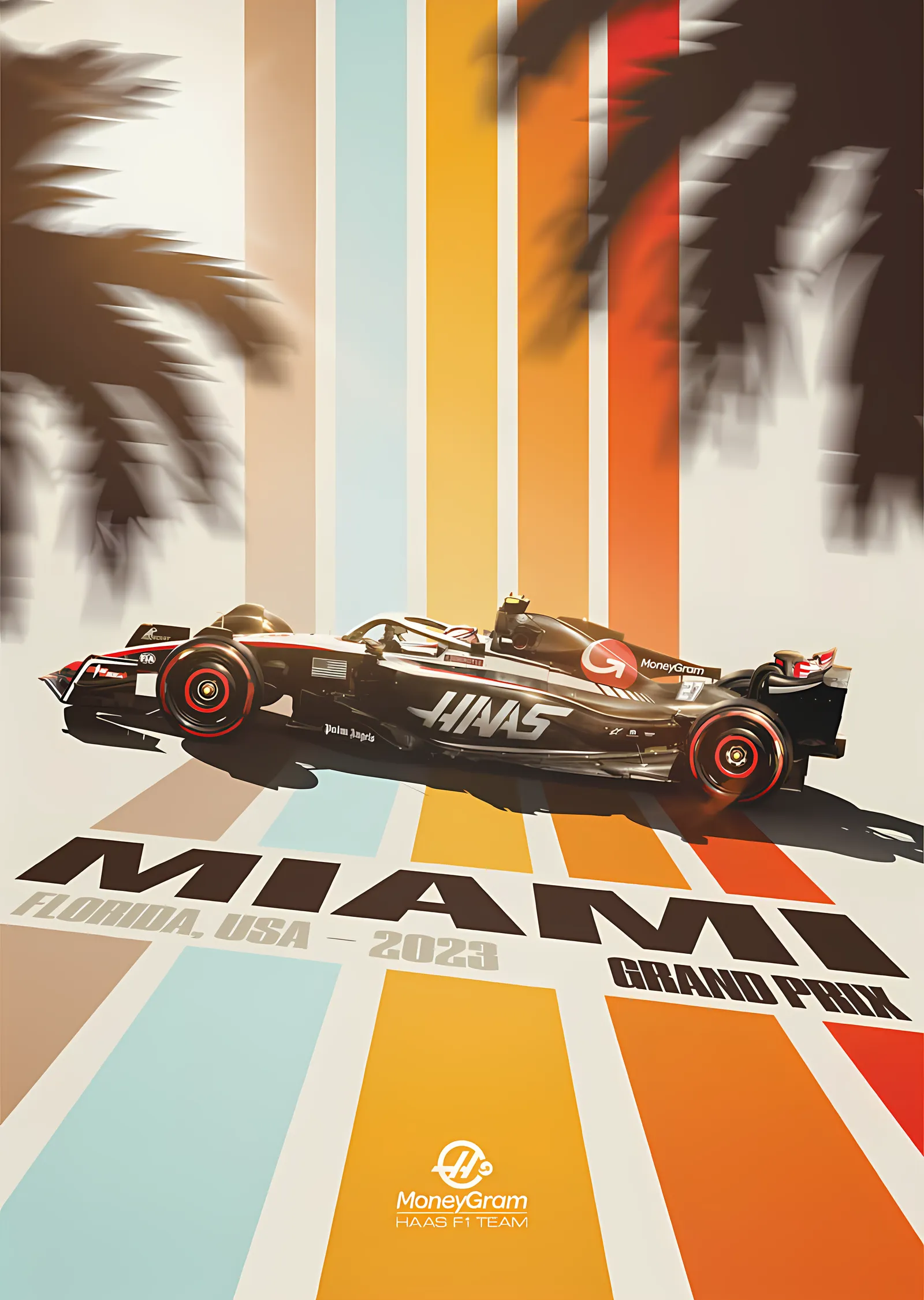 Haas F1 · 2023 Miami metal tablo