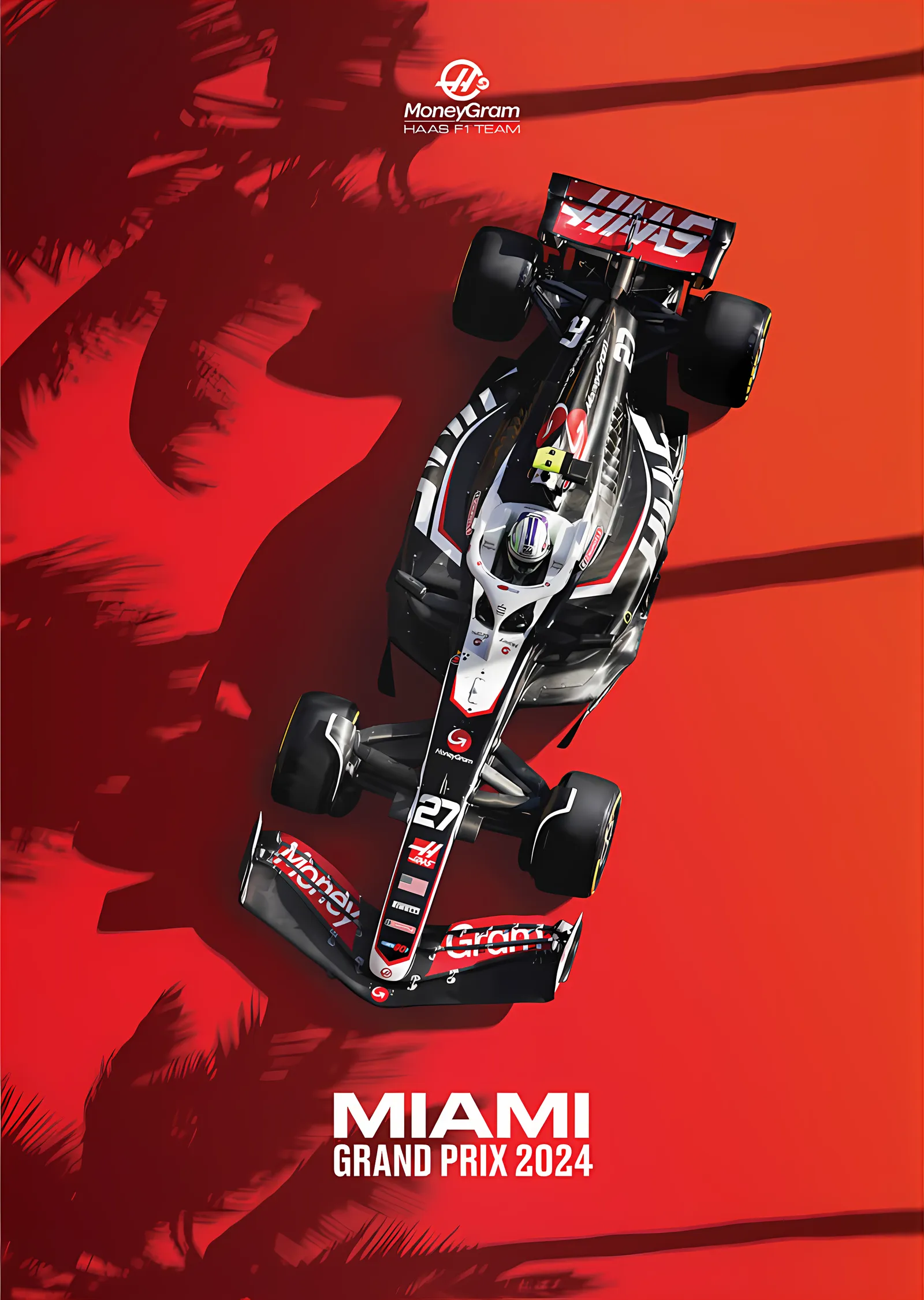 Haas F1 · 2024 Miami Grand Prix metal tablo