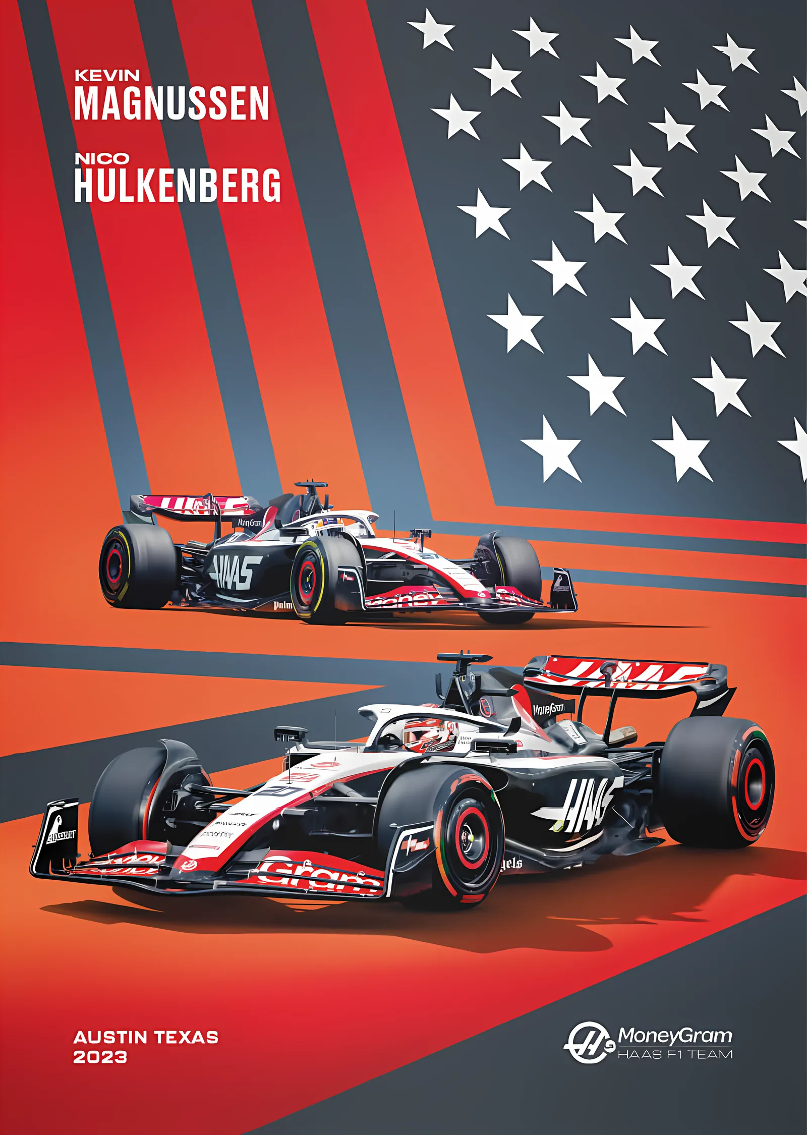 Haas F1 · 2023 ABD Grand Prix metal tablo