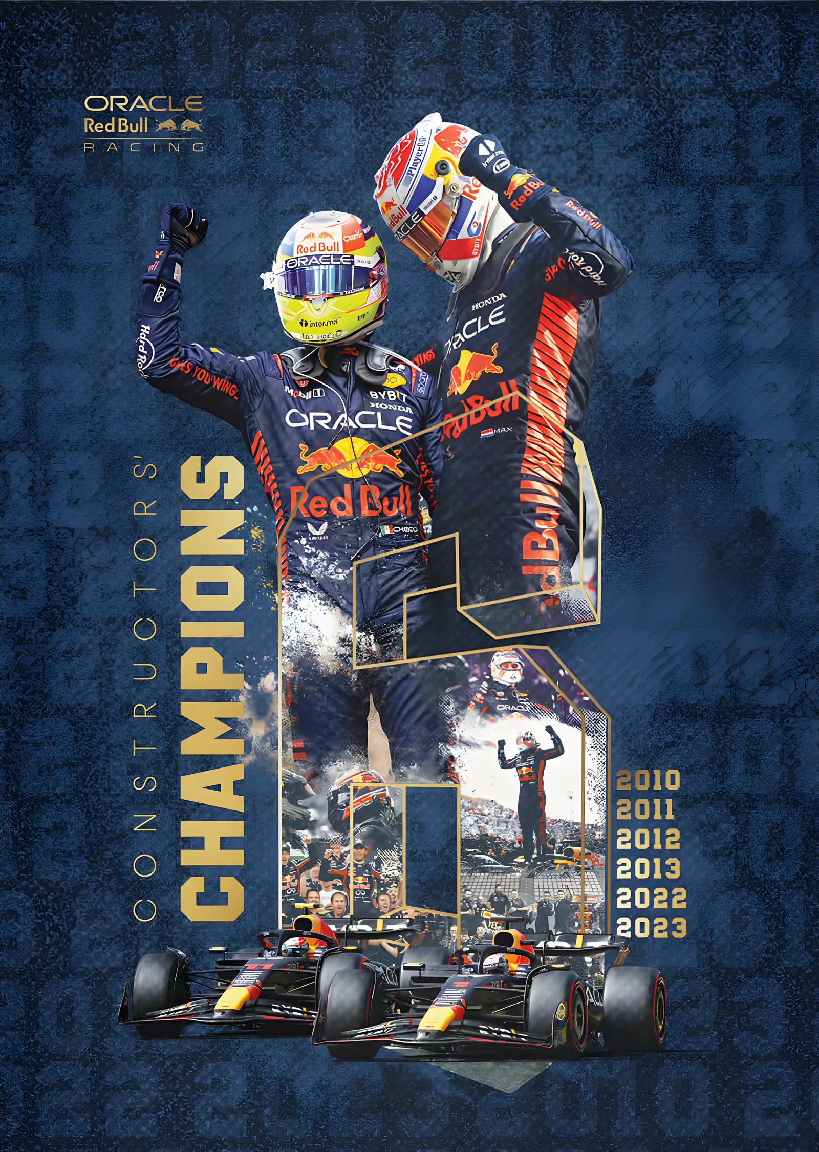 Red Bull Racing · 2023 F1 Takımlar Şampiyonu metal tablo