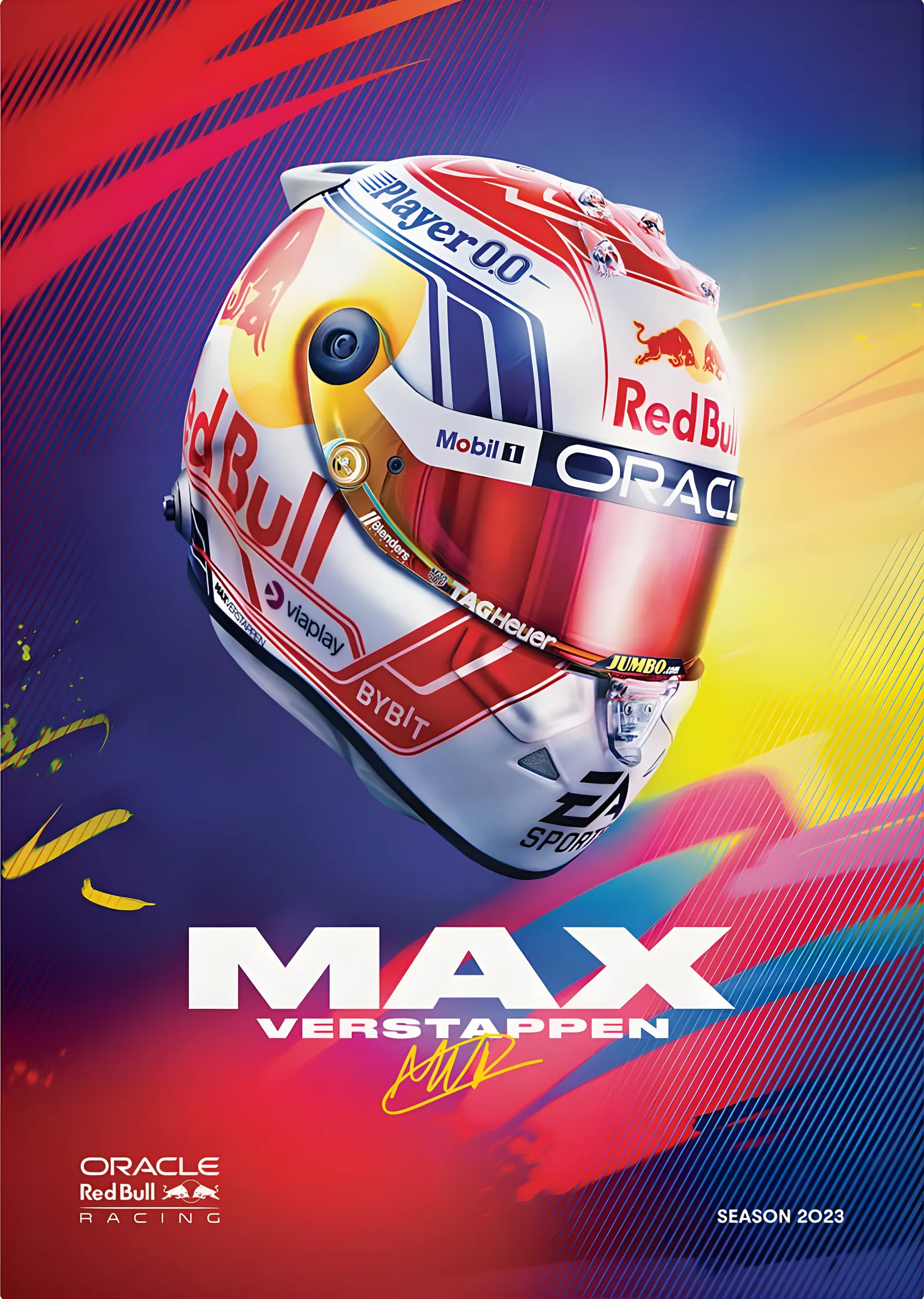 Max Verstappen · 2023 Kaskı metal tablo