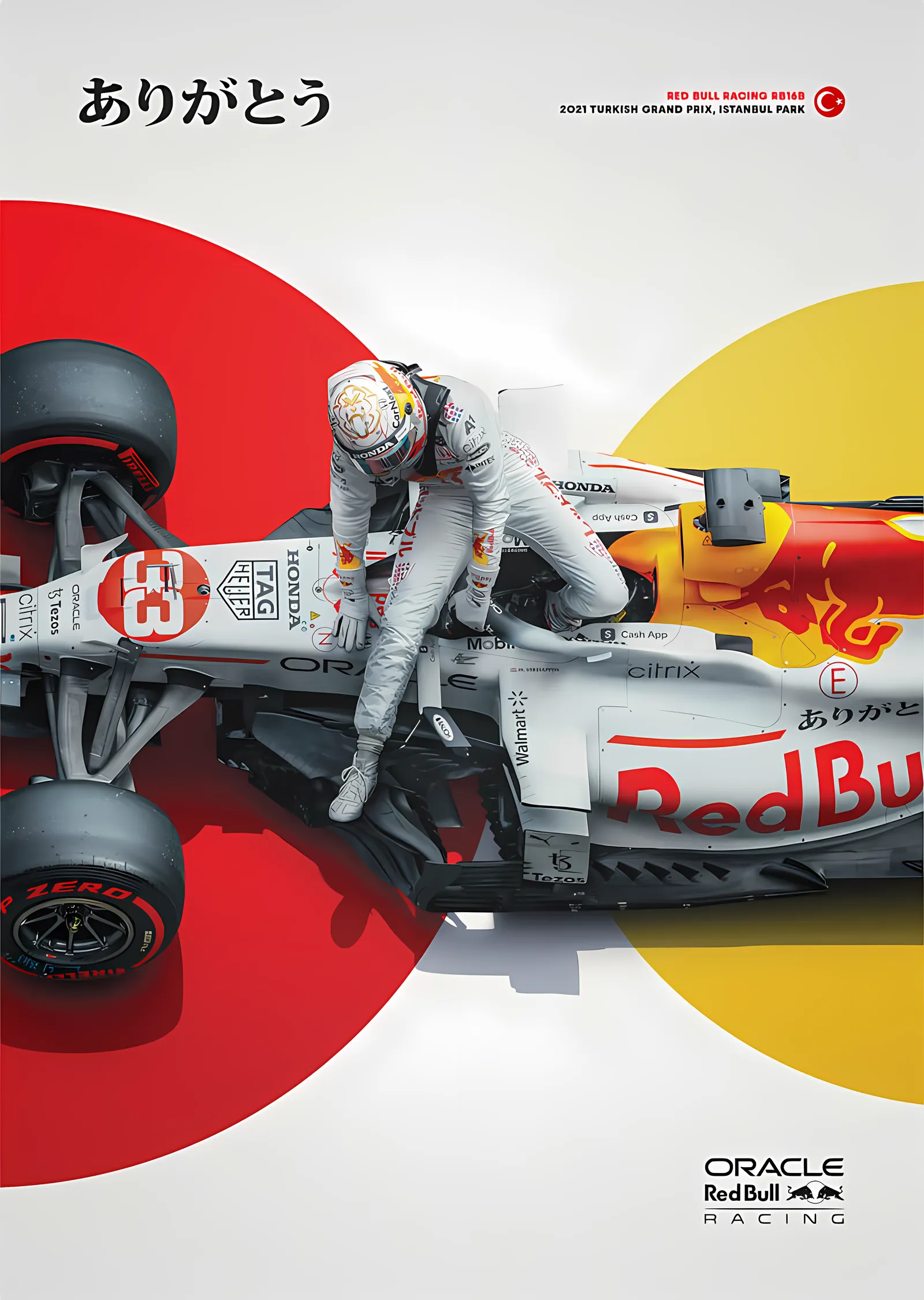 Red Bull Racing metal tablo