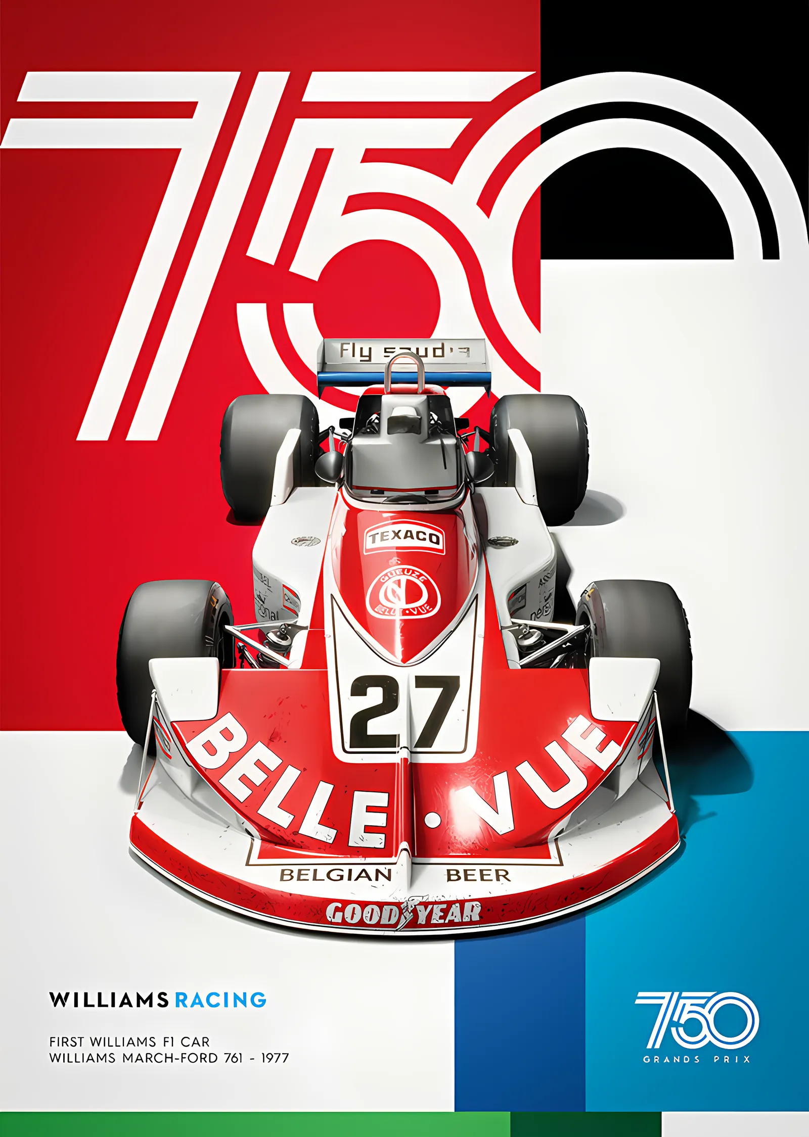 Williams Racing March-Ford 761 · 1977 metal tablo