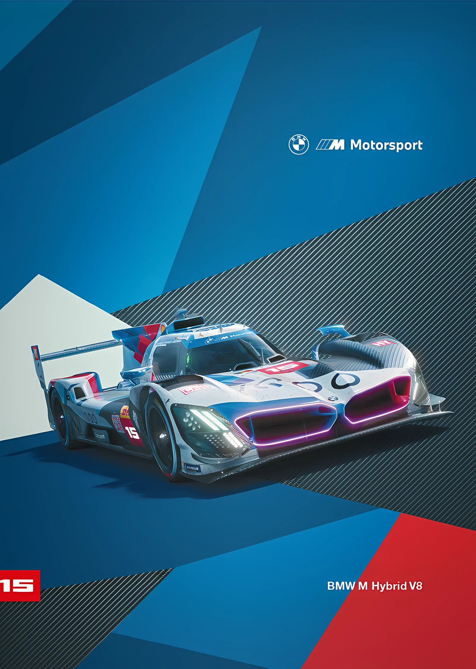 BMW M Hybrid V8 · 2024 WEC metal tablo