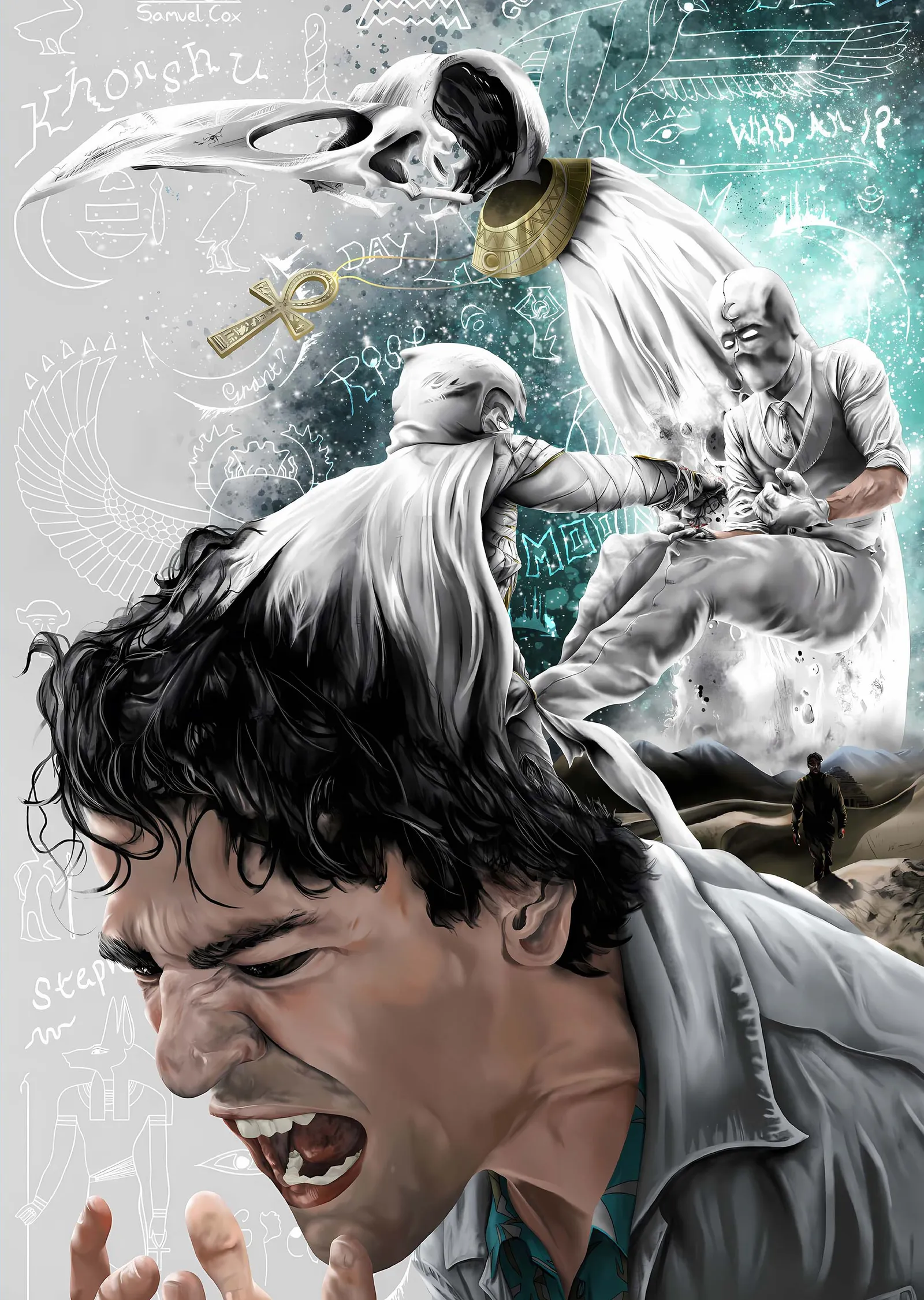 Moon Knight: Marc Spector metal tablo