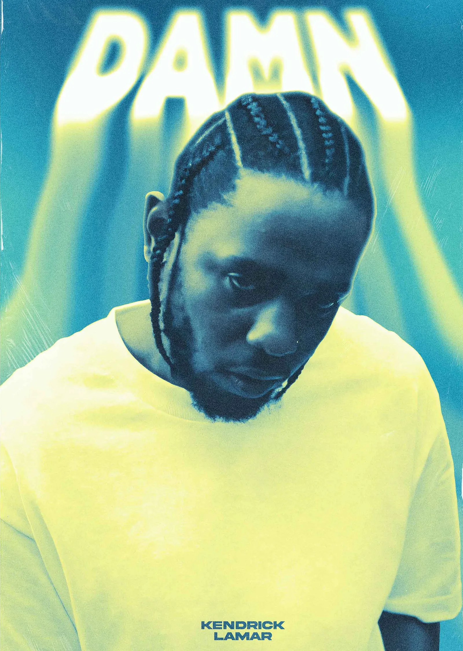 Kendrick Lamar: DAMN. metal tablo