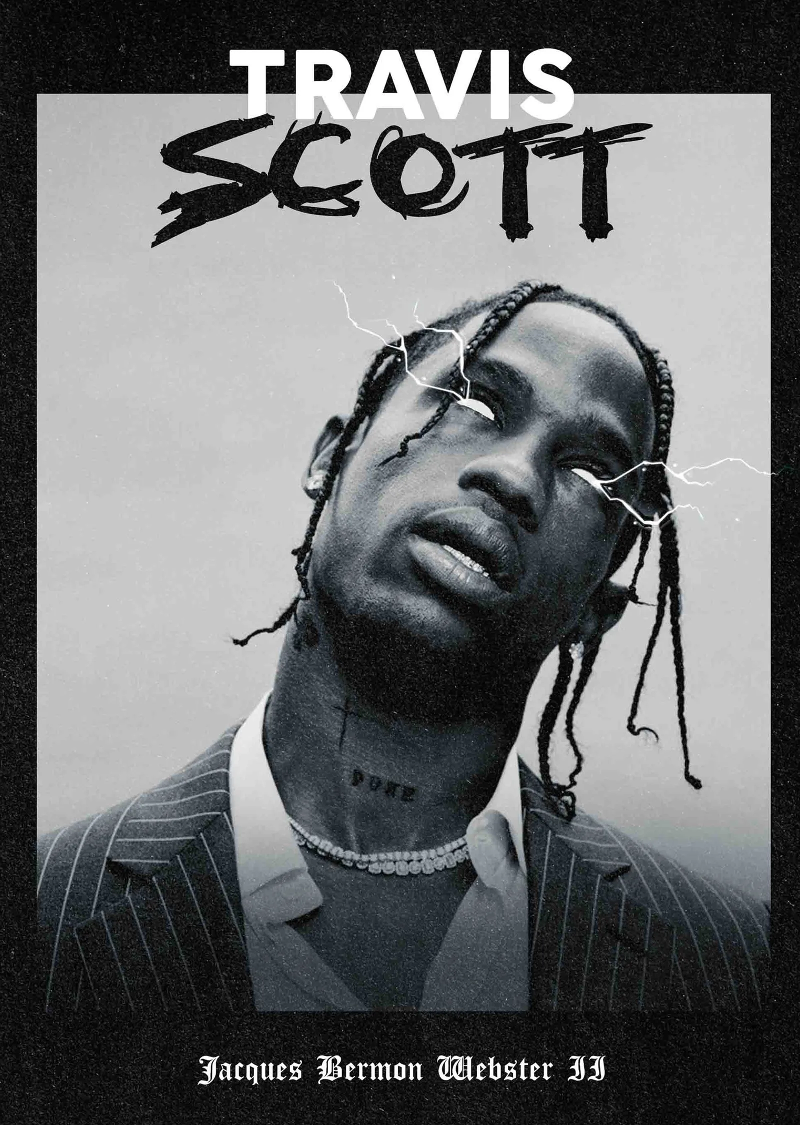 Travis Scott: Jacques Bermon Webster II metal tablo