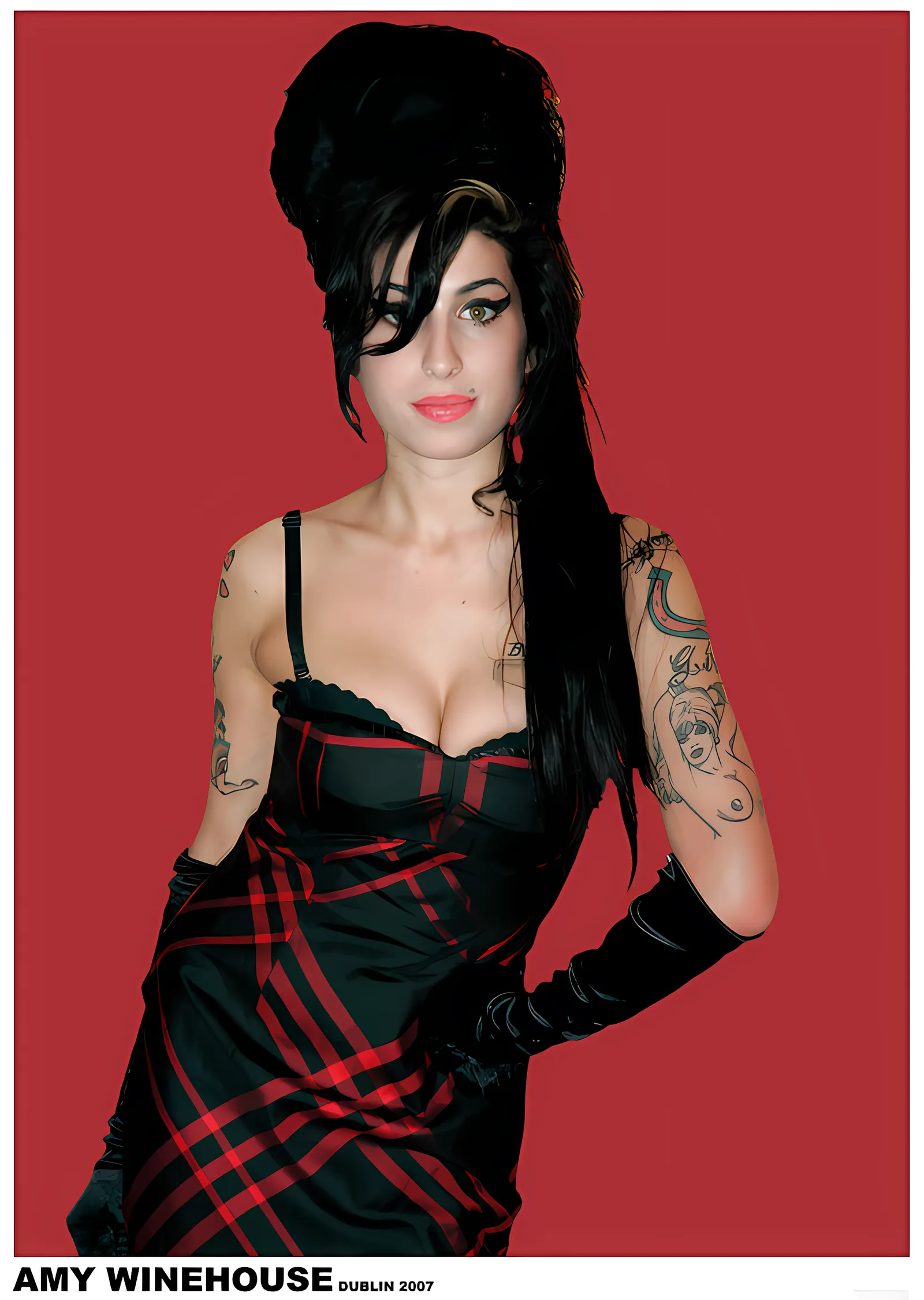 Amy Winehouse: Dublin 2007 metal tablo