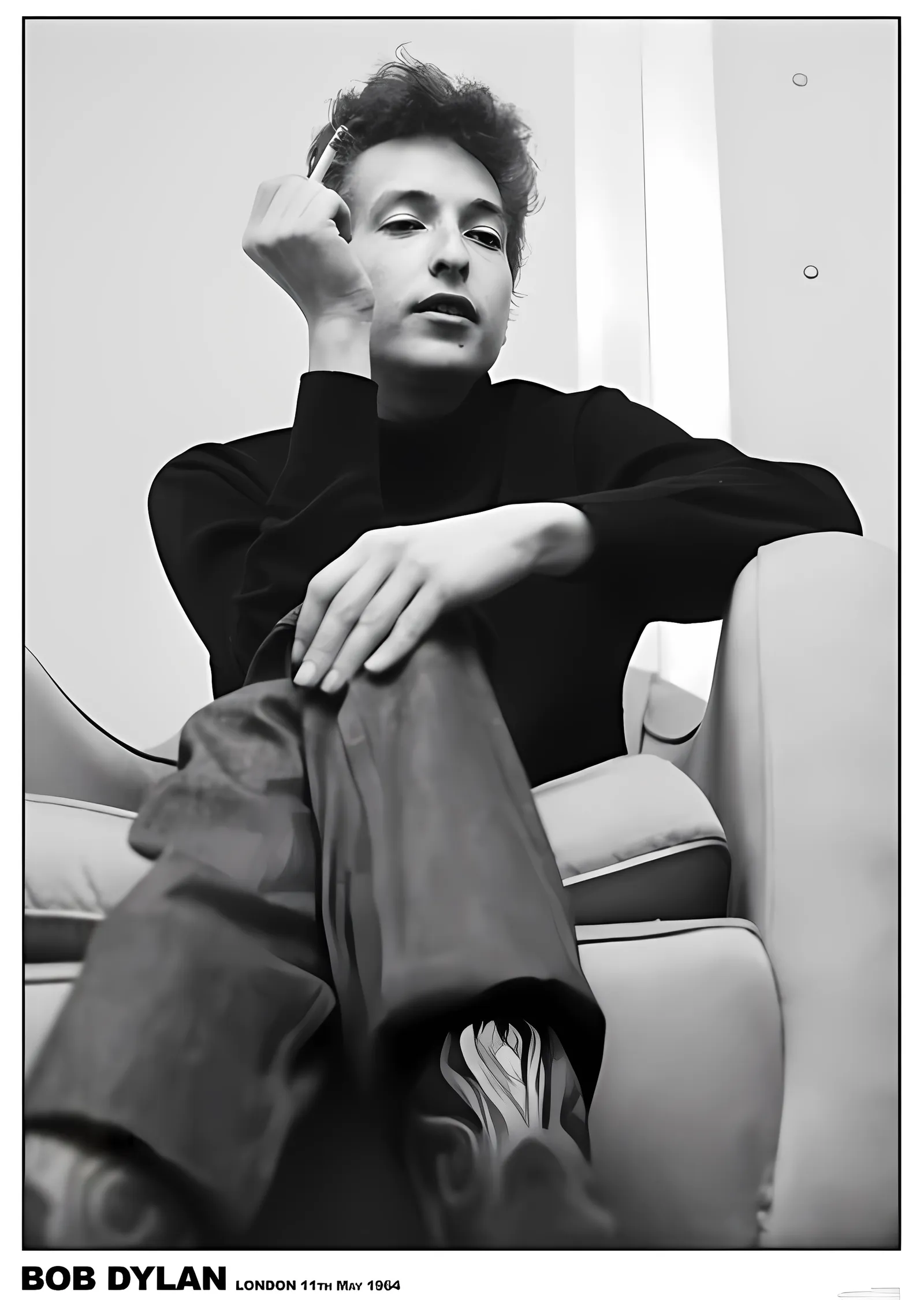 Bob Dylan: Londra 1964 metal tablo