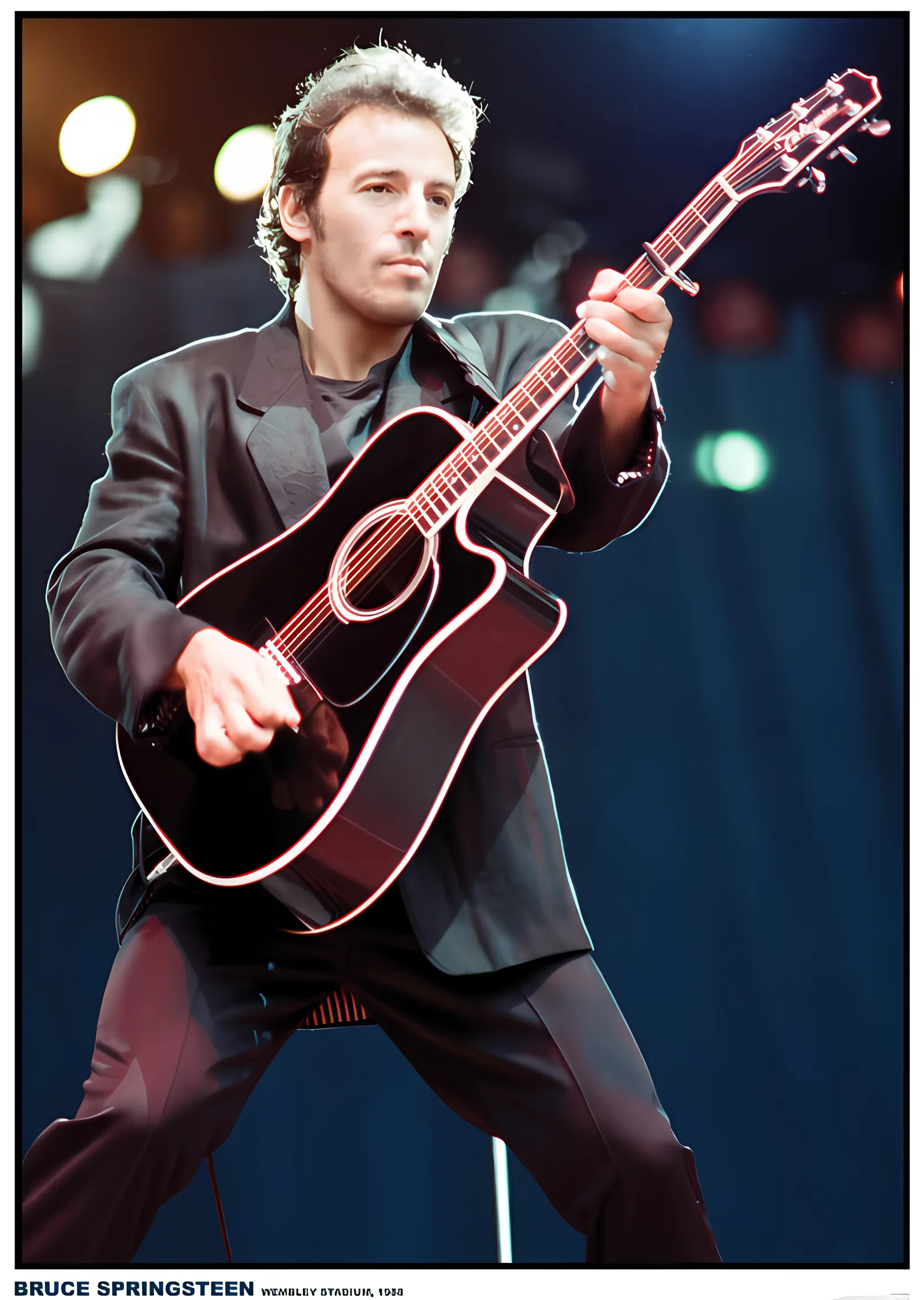 Bruce Springsteen: Wembley metal tablo