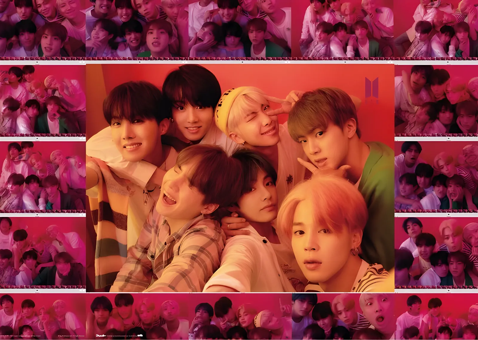 BTS: Selfie Şeridi metal tablo