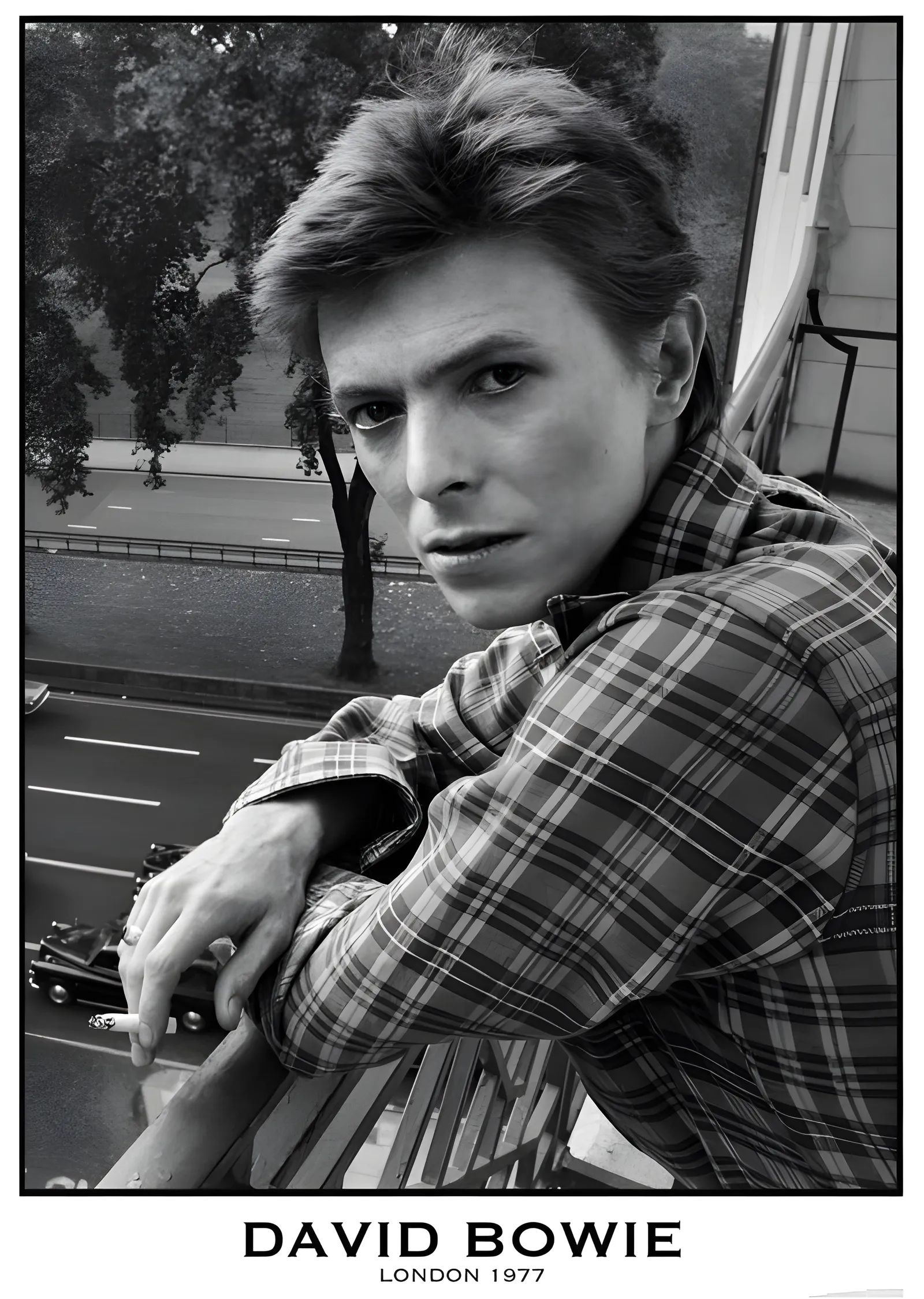 David Bowie: Londra 1977 metal tablo