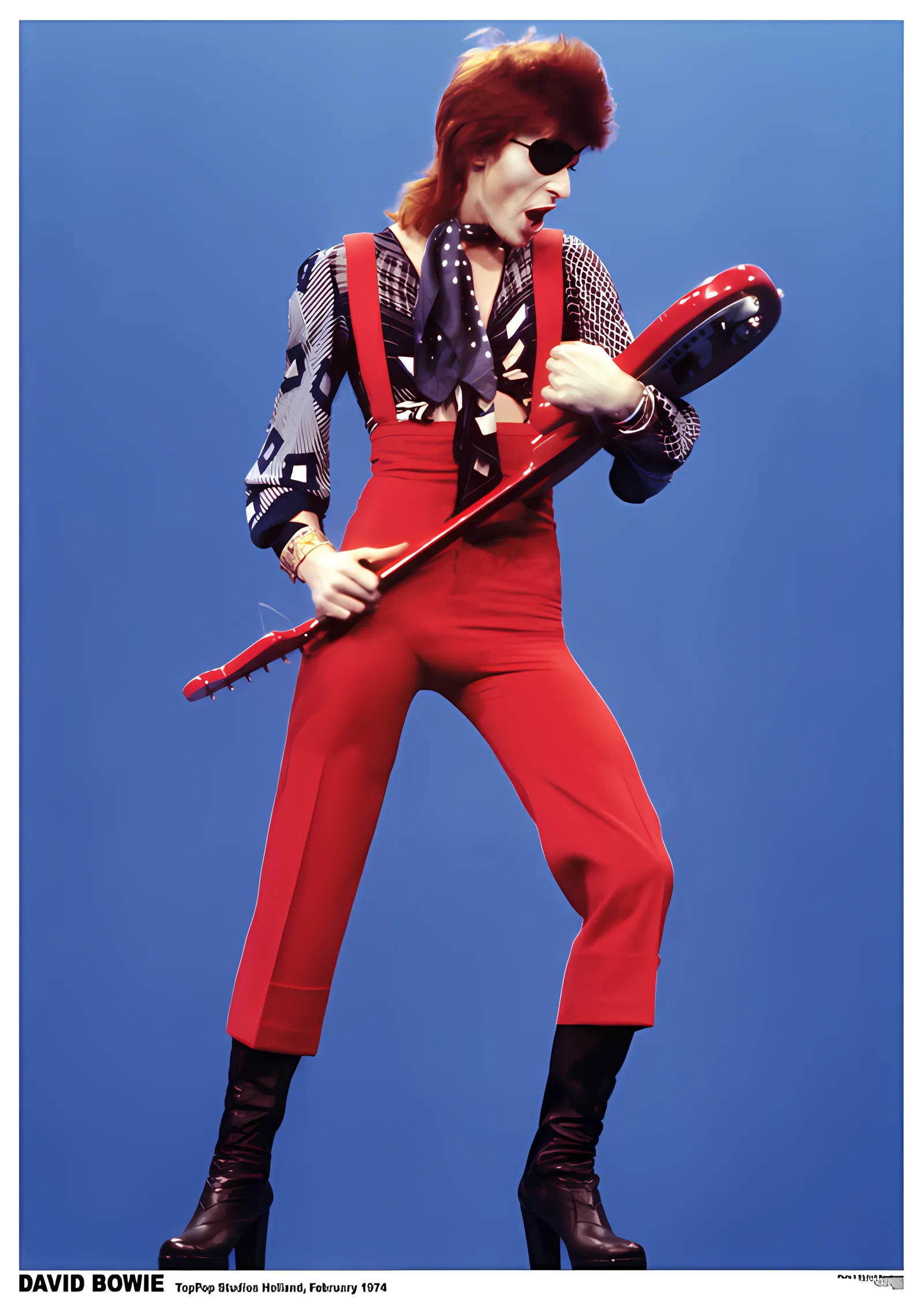 David Bowie: Ziggy Stardust metal tablo