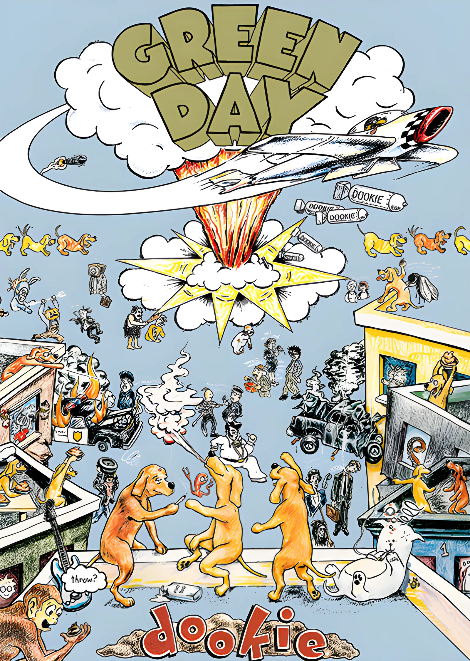 Green Day: Dookie metal tablo