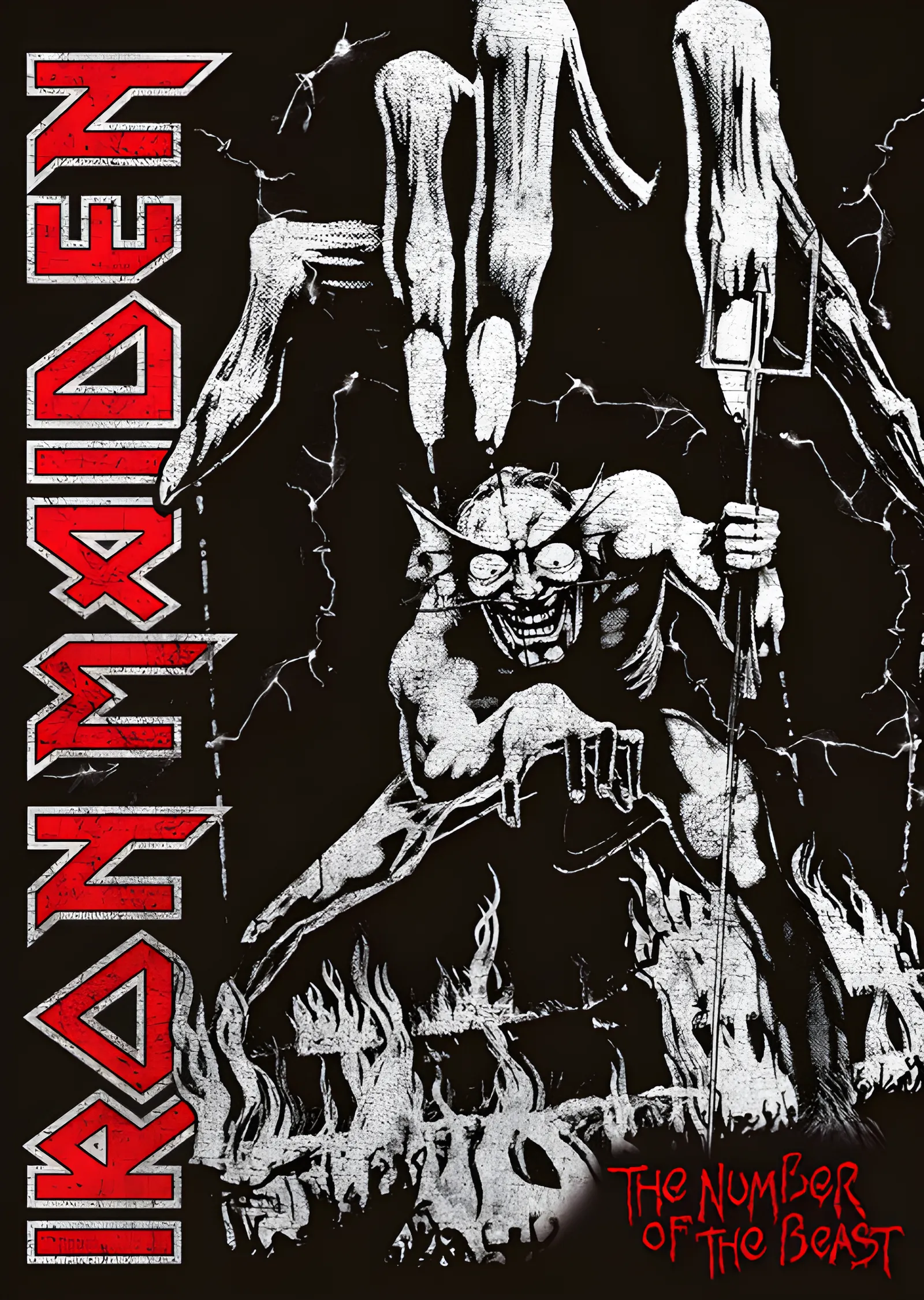 Iron Maiden: The Number of the Beast metal tablo