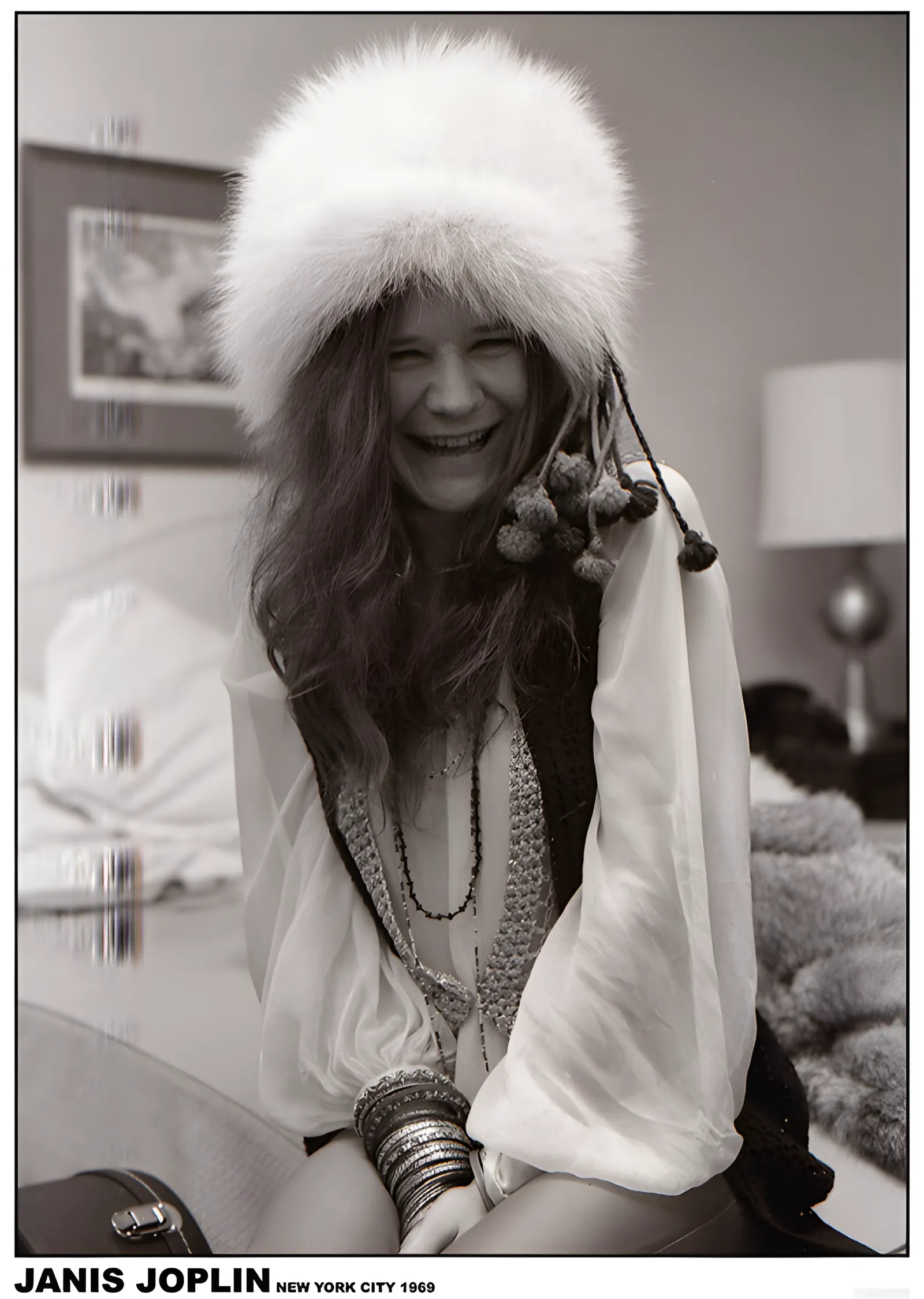 Janis Joplin: New York 1969 metal tablo