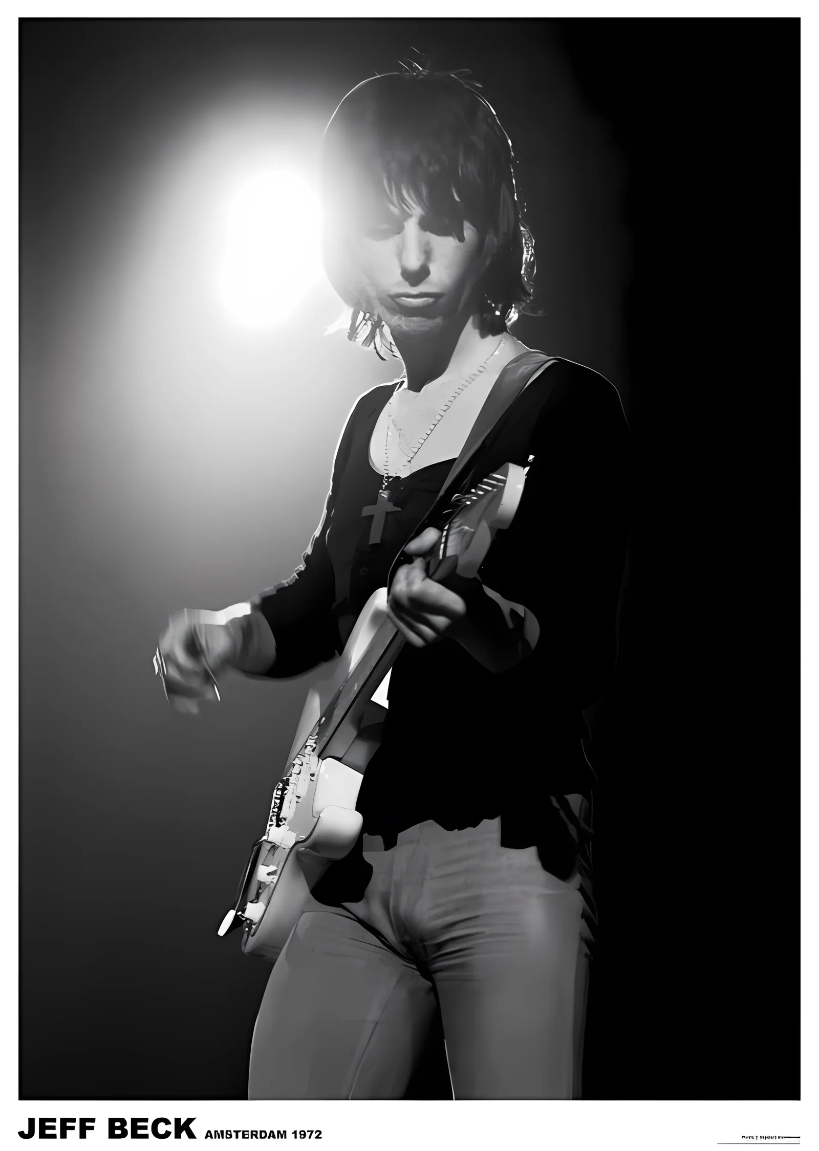 Jeff Beck: Rotterdam 1972 metal tablo