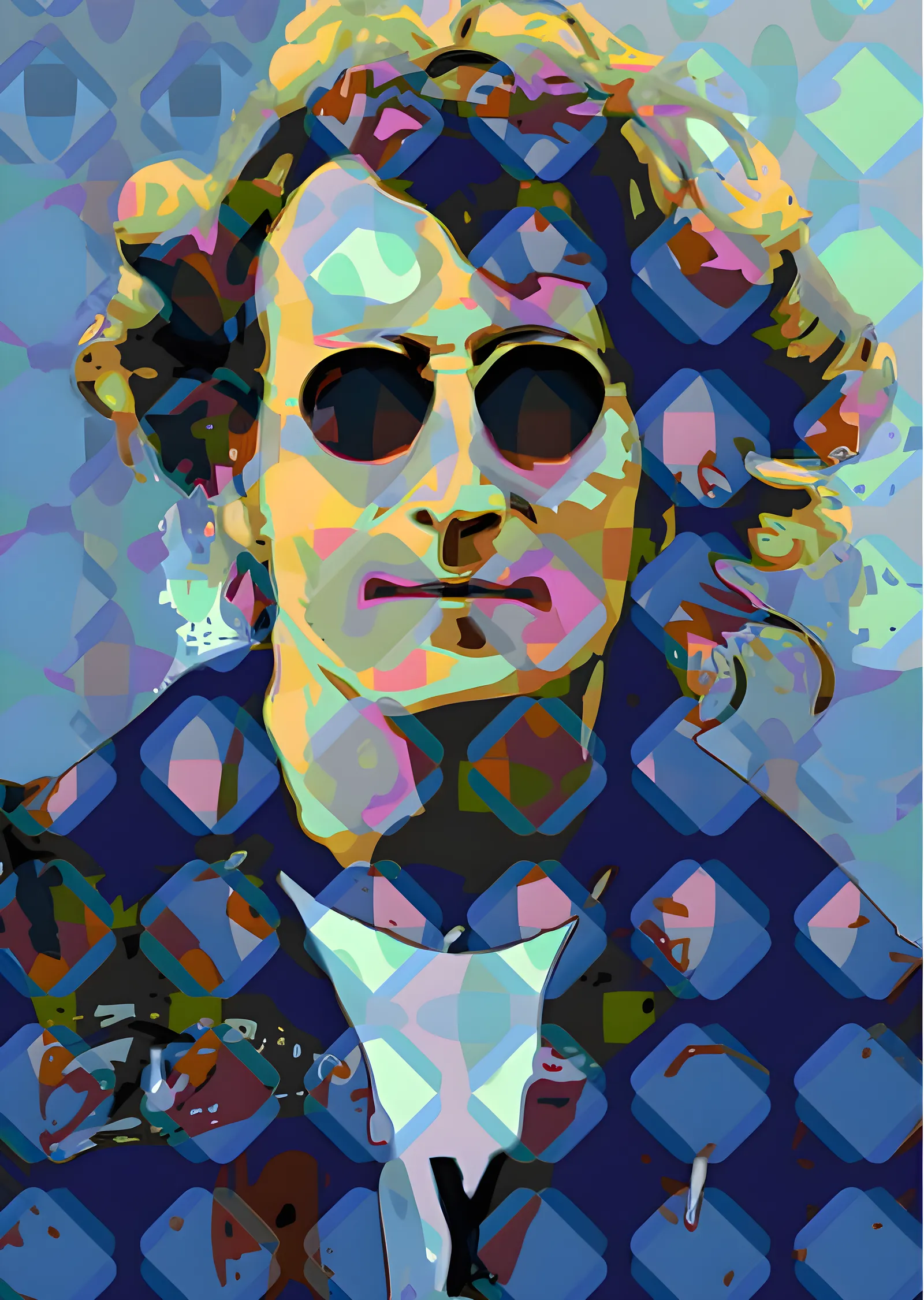 John Lennon: Renkli Portre metal tablo