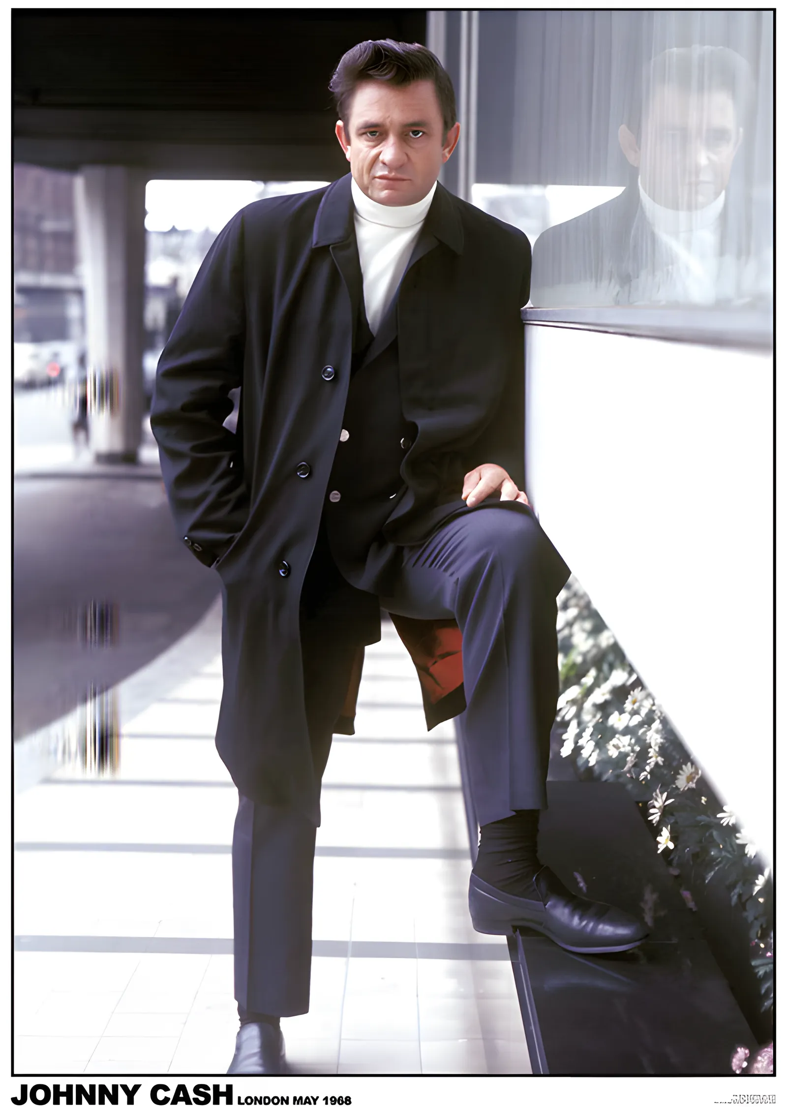 Johnny Cash: Londra 1968 metal tablo