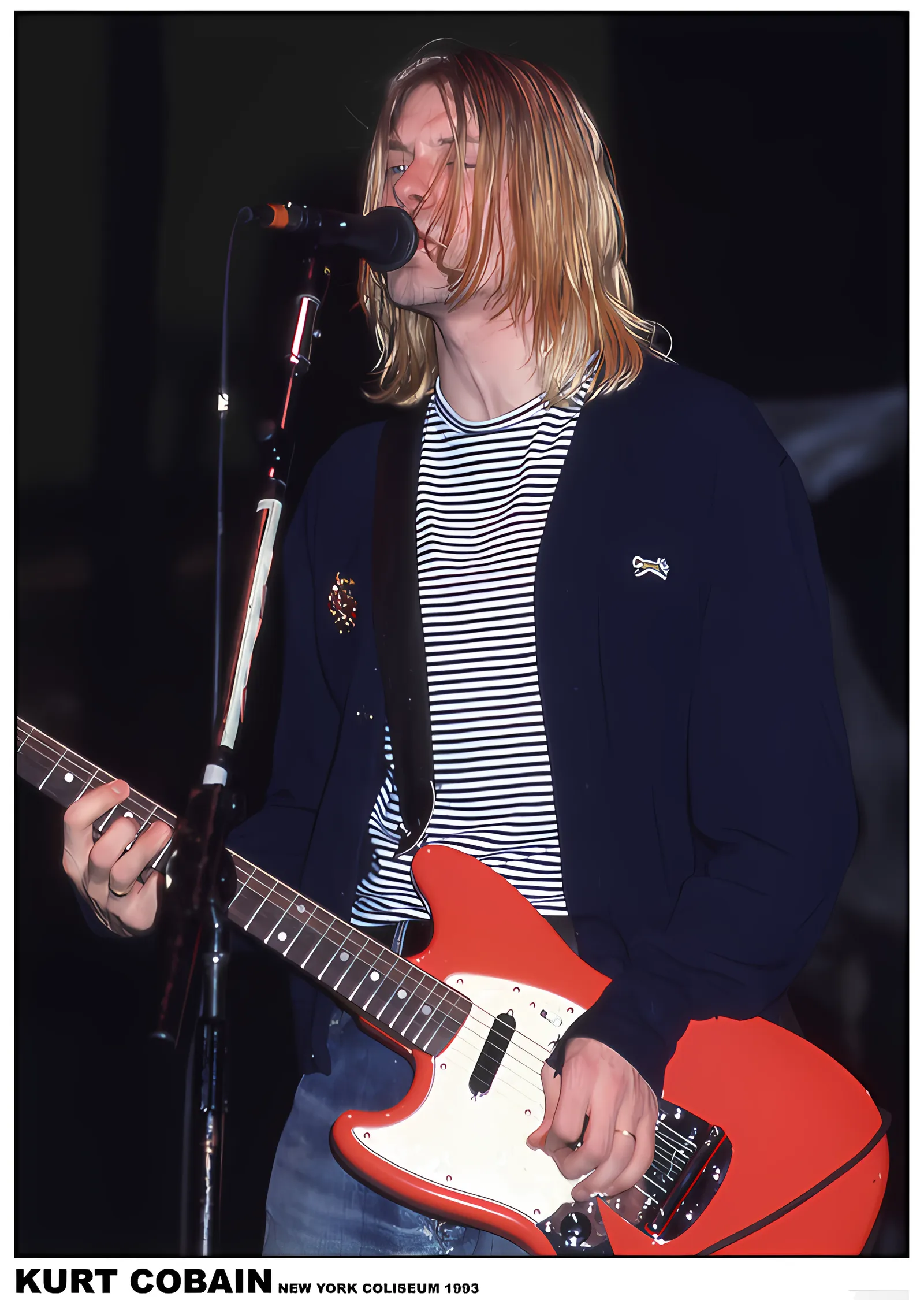 Kurt Cobain: New York 1993 metal tablo