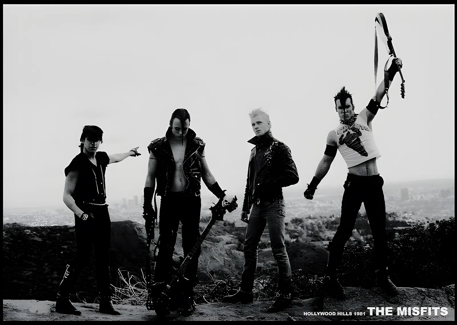 Misfits: Hollywood Hills 1981 metal tablo