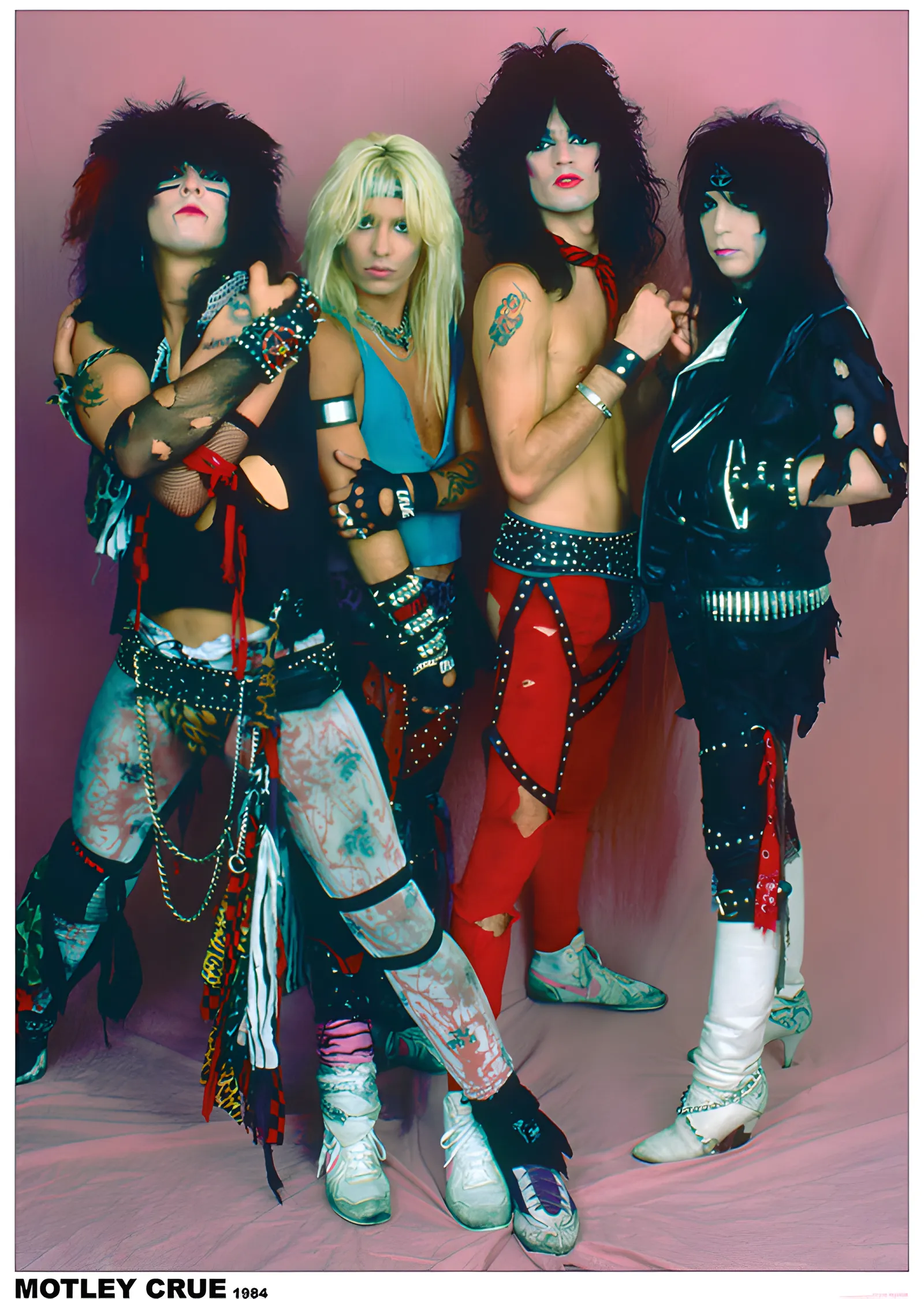 Mötley Crüe: 1984 metal tablo