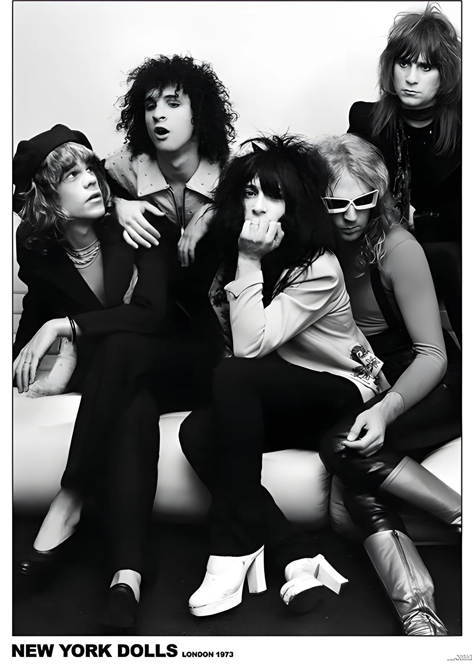 New York Dolls: Londra 1973 metal tablo