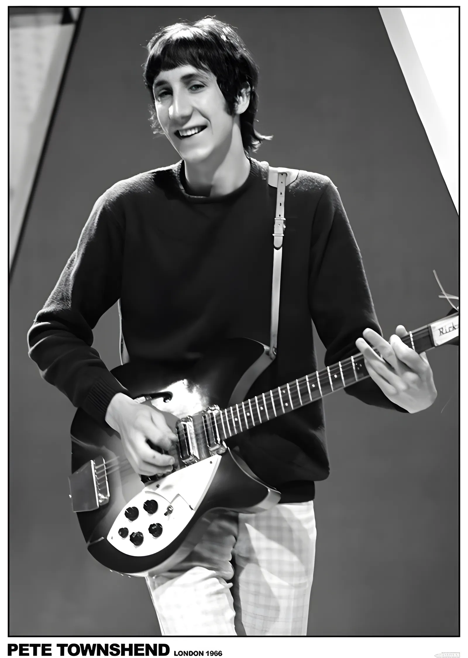 Pete Townshend: Londra 1966 metal tablo
