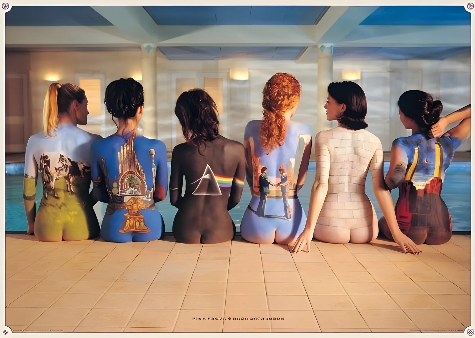Pink Floyd: Back Catalogue metal tablo