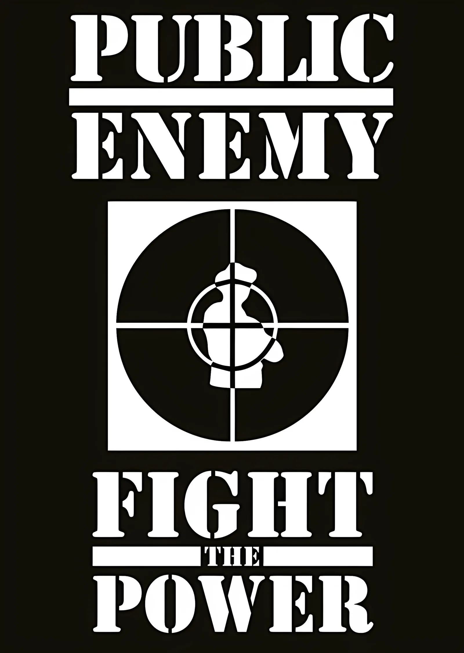 Public Enemy: Fight the Power metal tablo