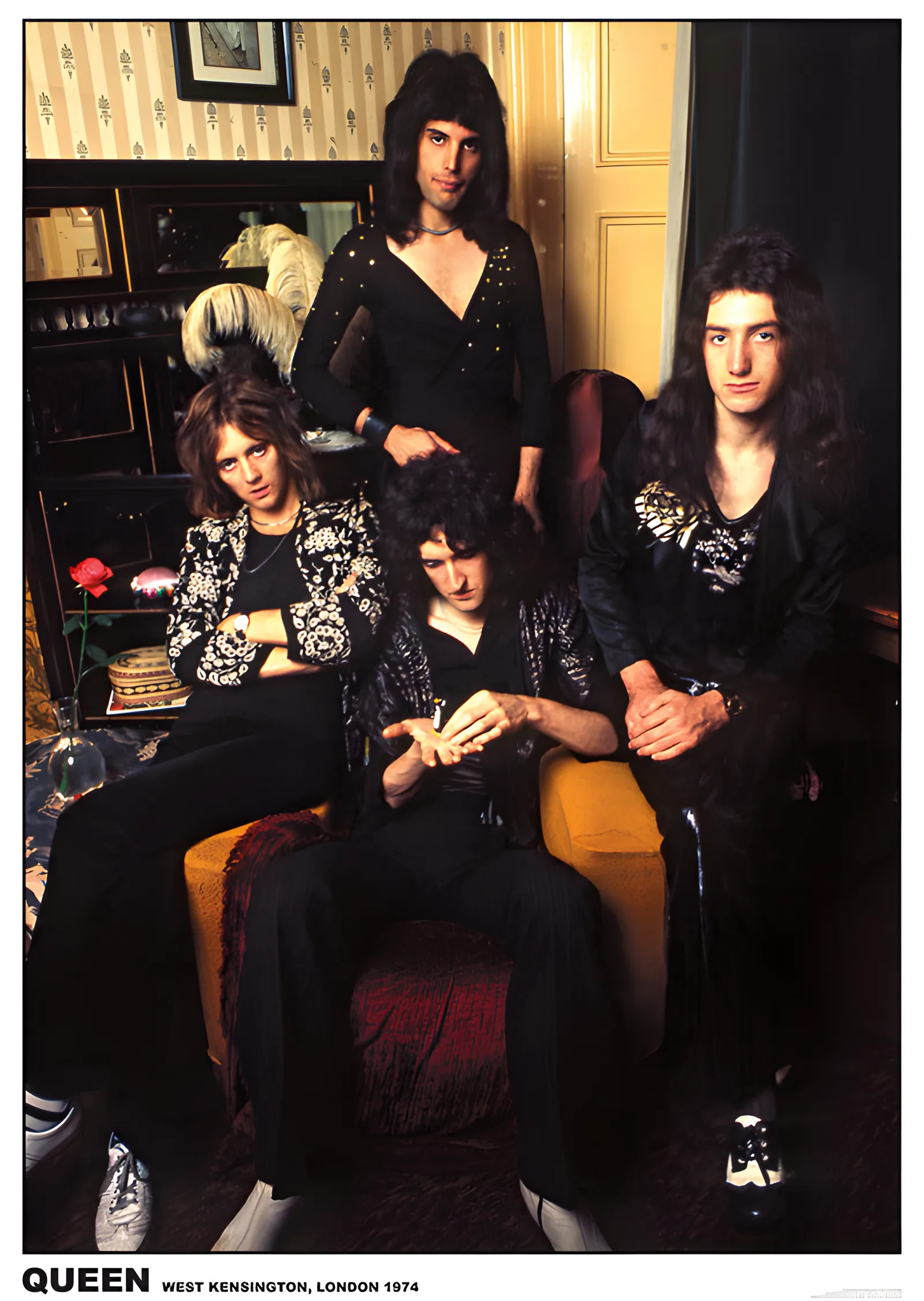 Queen: Londra 1974 metal tablo