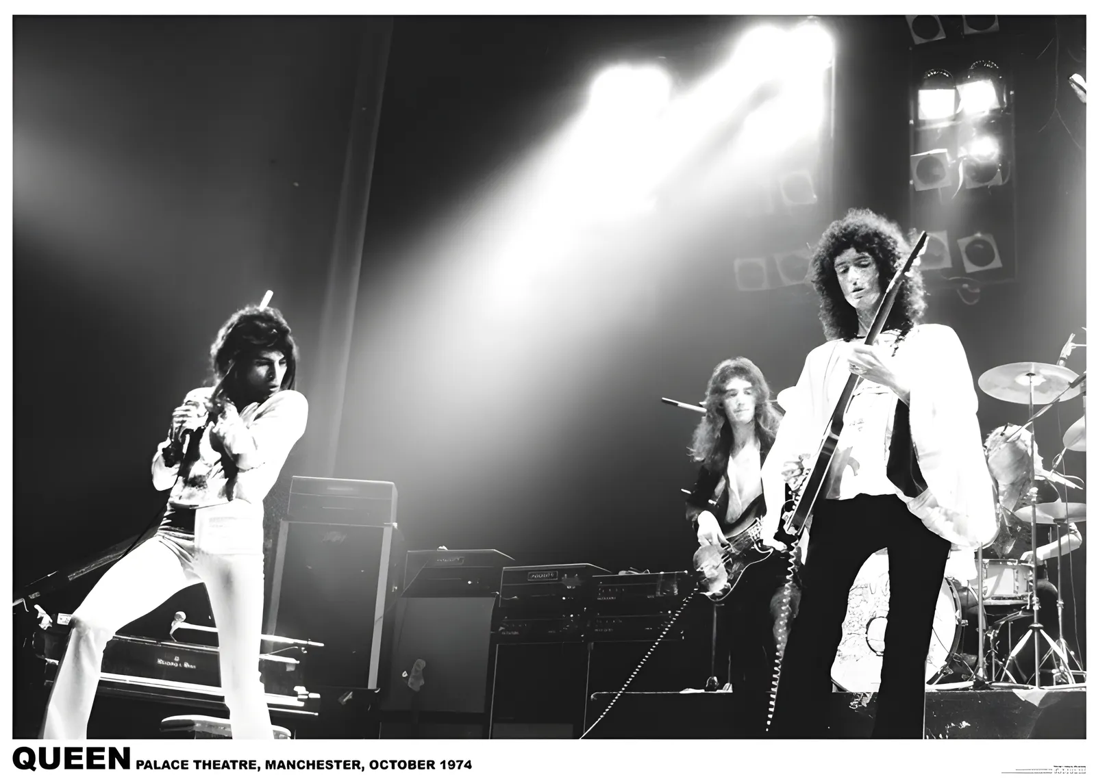 Queen: Manchester 1974 metal tablo