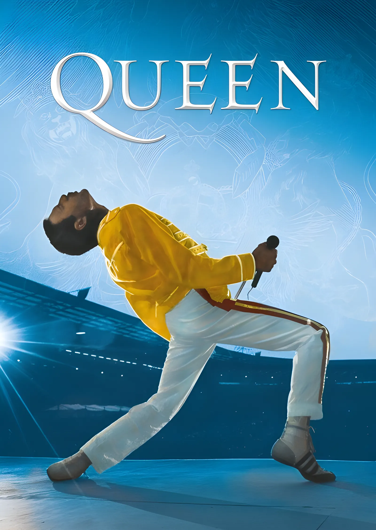 Queen: Wembley Sarı Ceket metal tablo