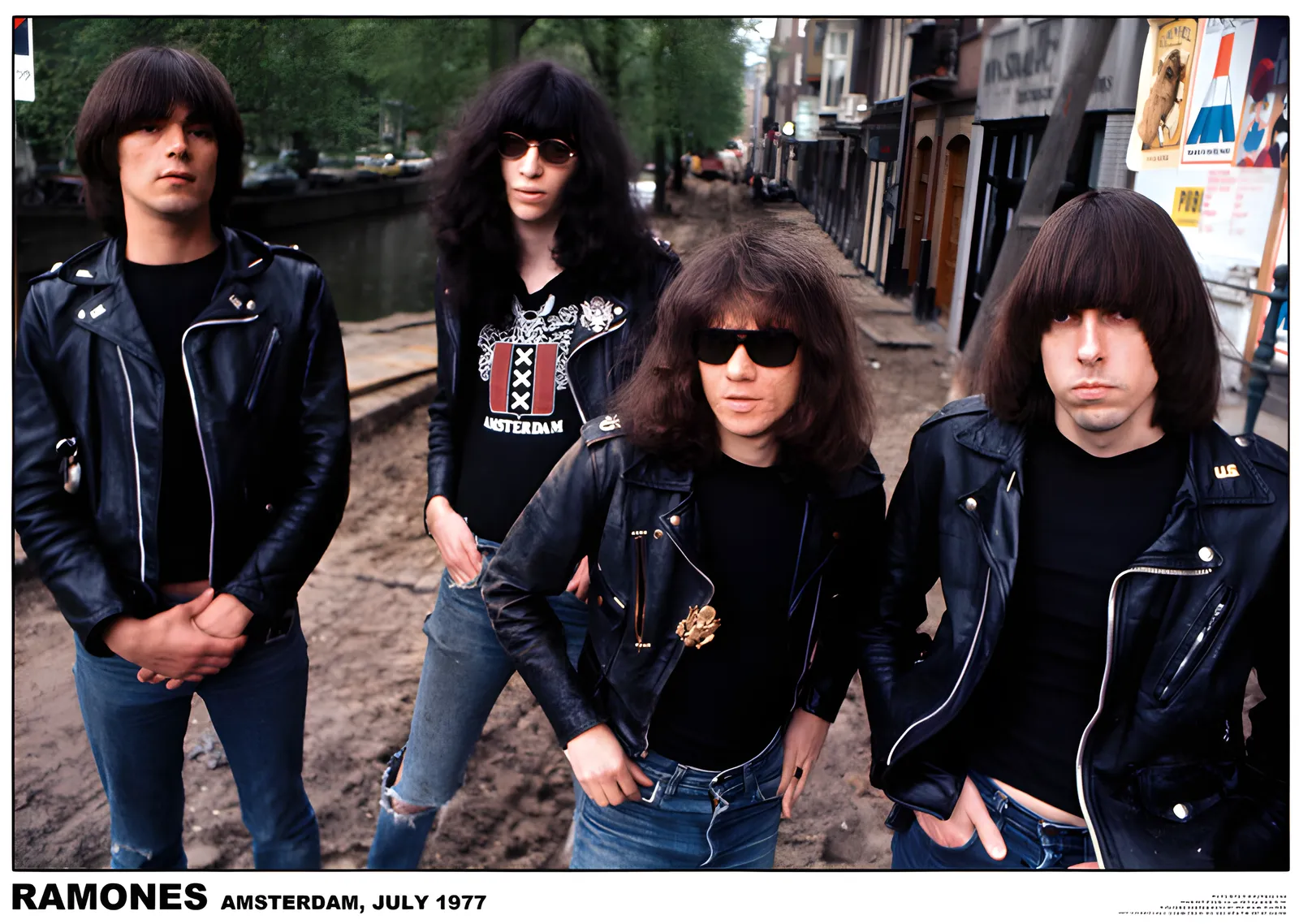 Ramones: Amsterdam 1977 metal tablo