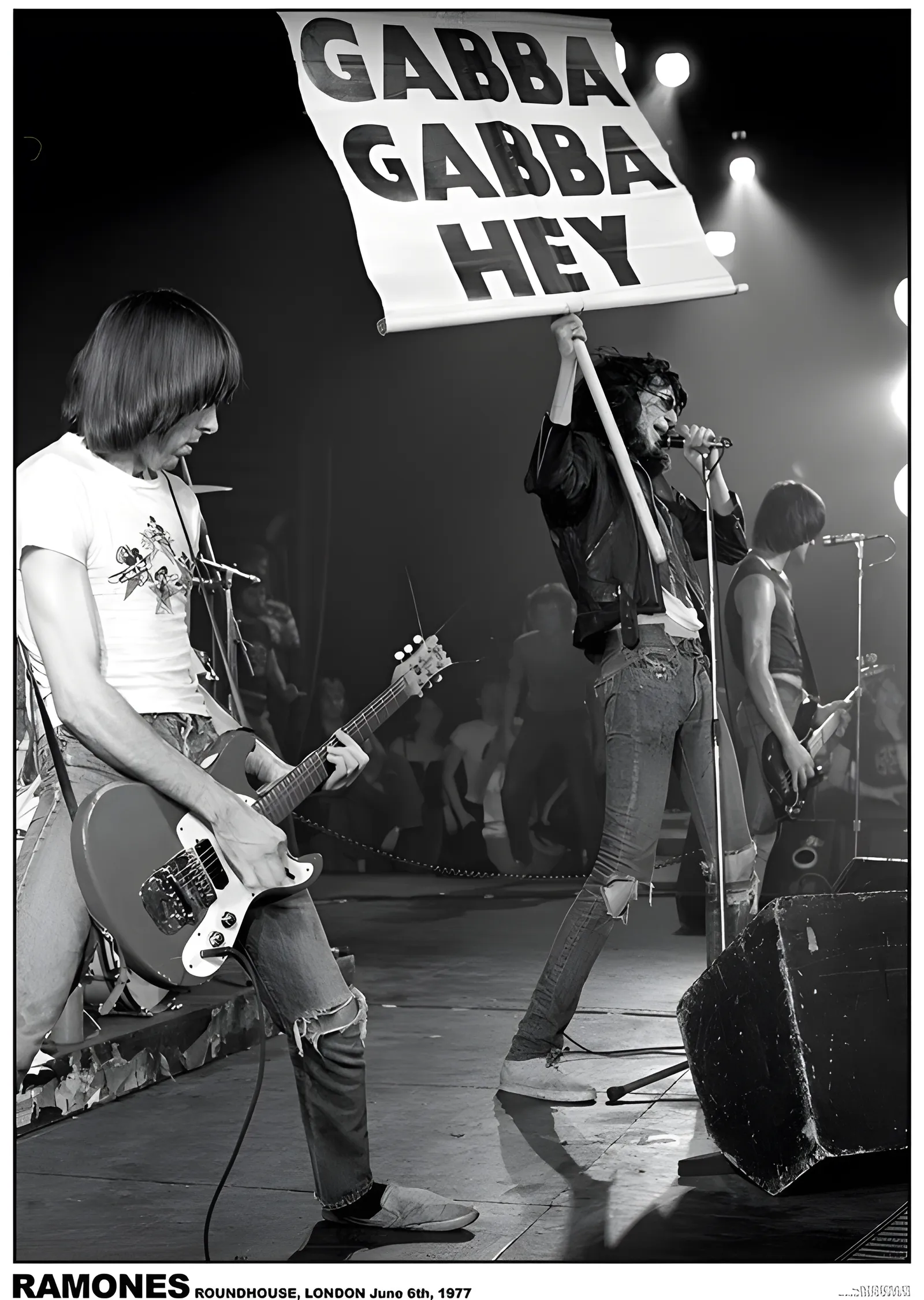 Ramones: Gabba Gabba Hey metal tablo