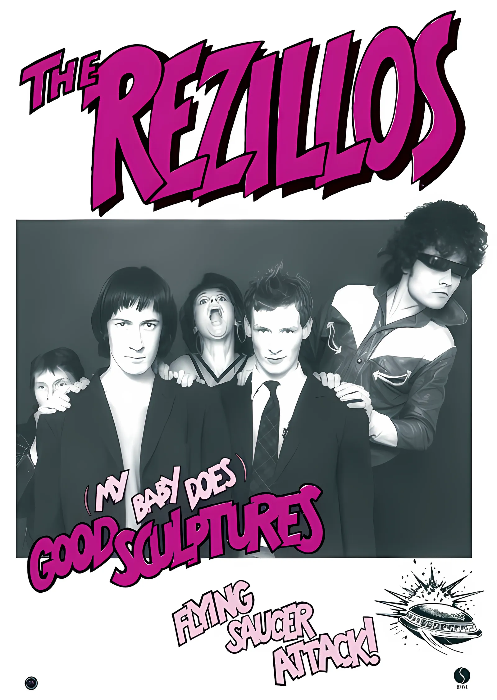 The Rezillos: My Baby Does Good Sculptures metal tablo