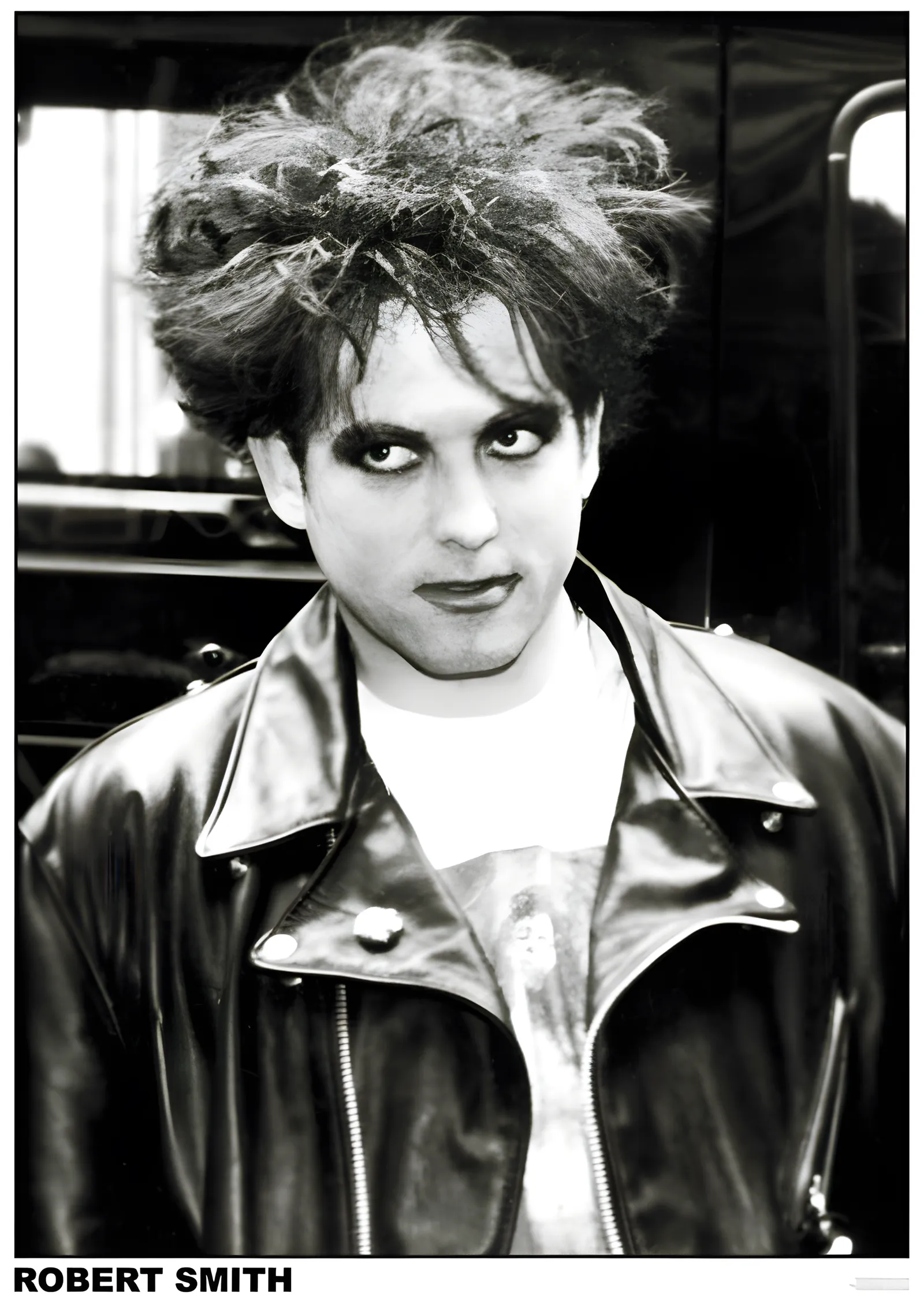 Robert Smith: Deri Ceket metal tablo
