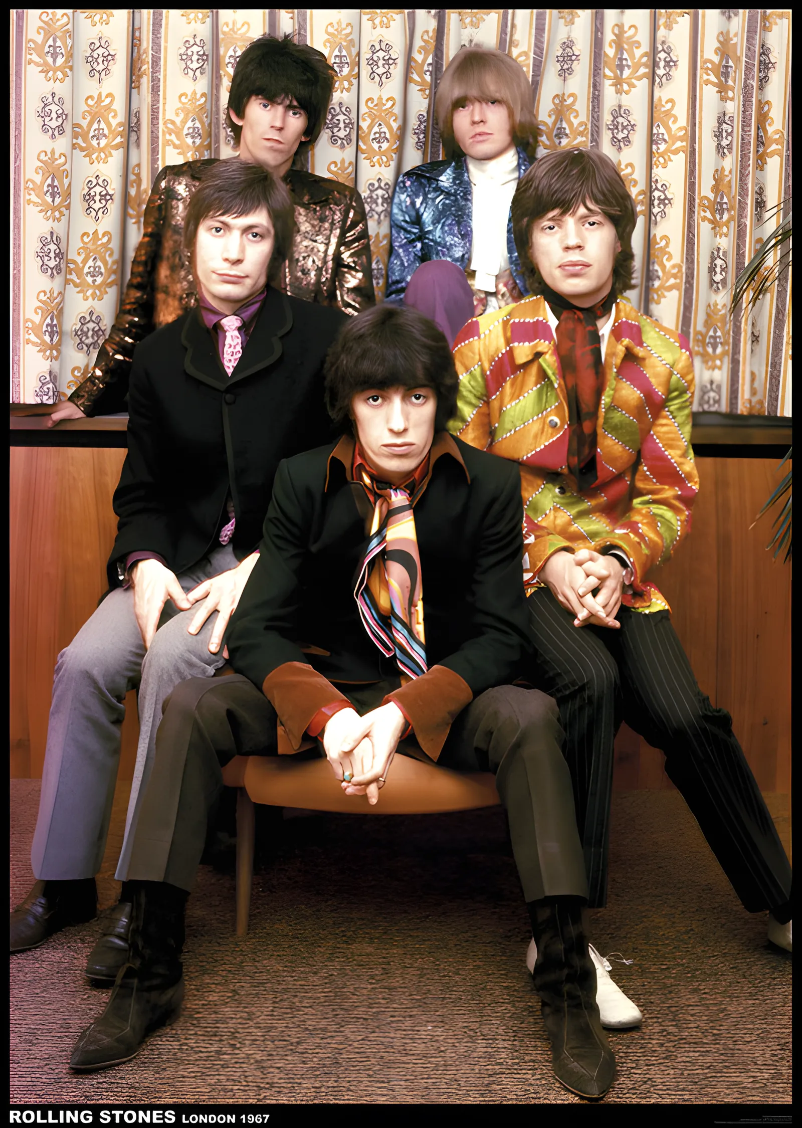 The Rolling Stones: 1967 metal tablo