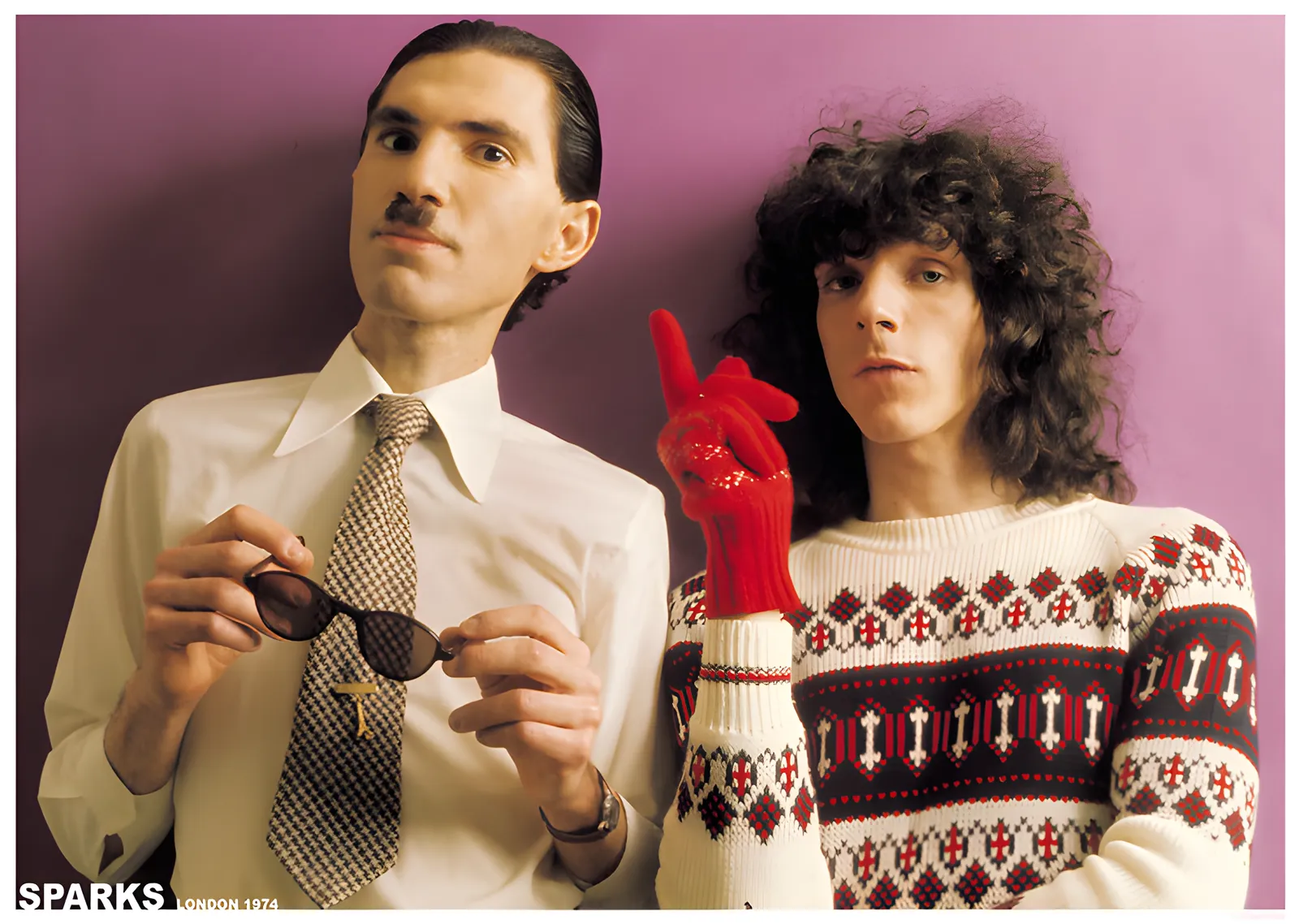 Sparks: Londra 1974 metal tablo