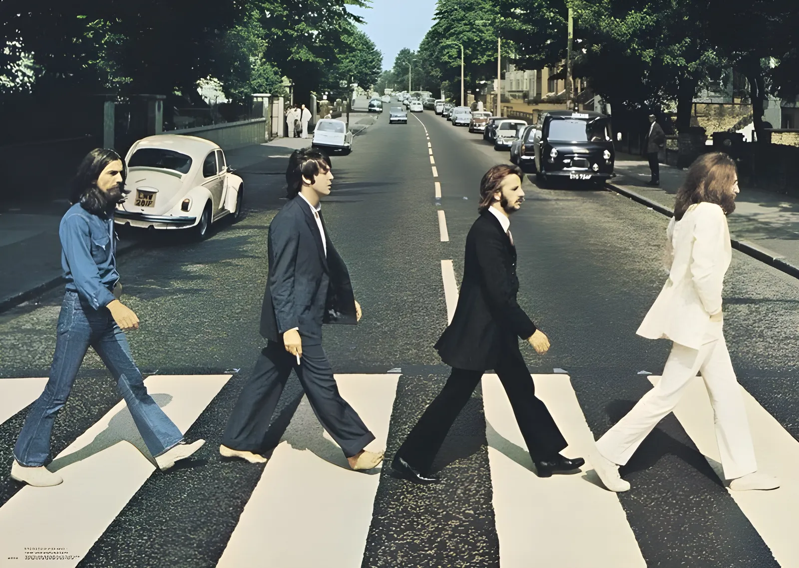 The Beatles: Abbey Road metal tablo